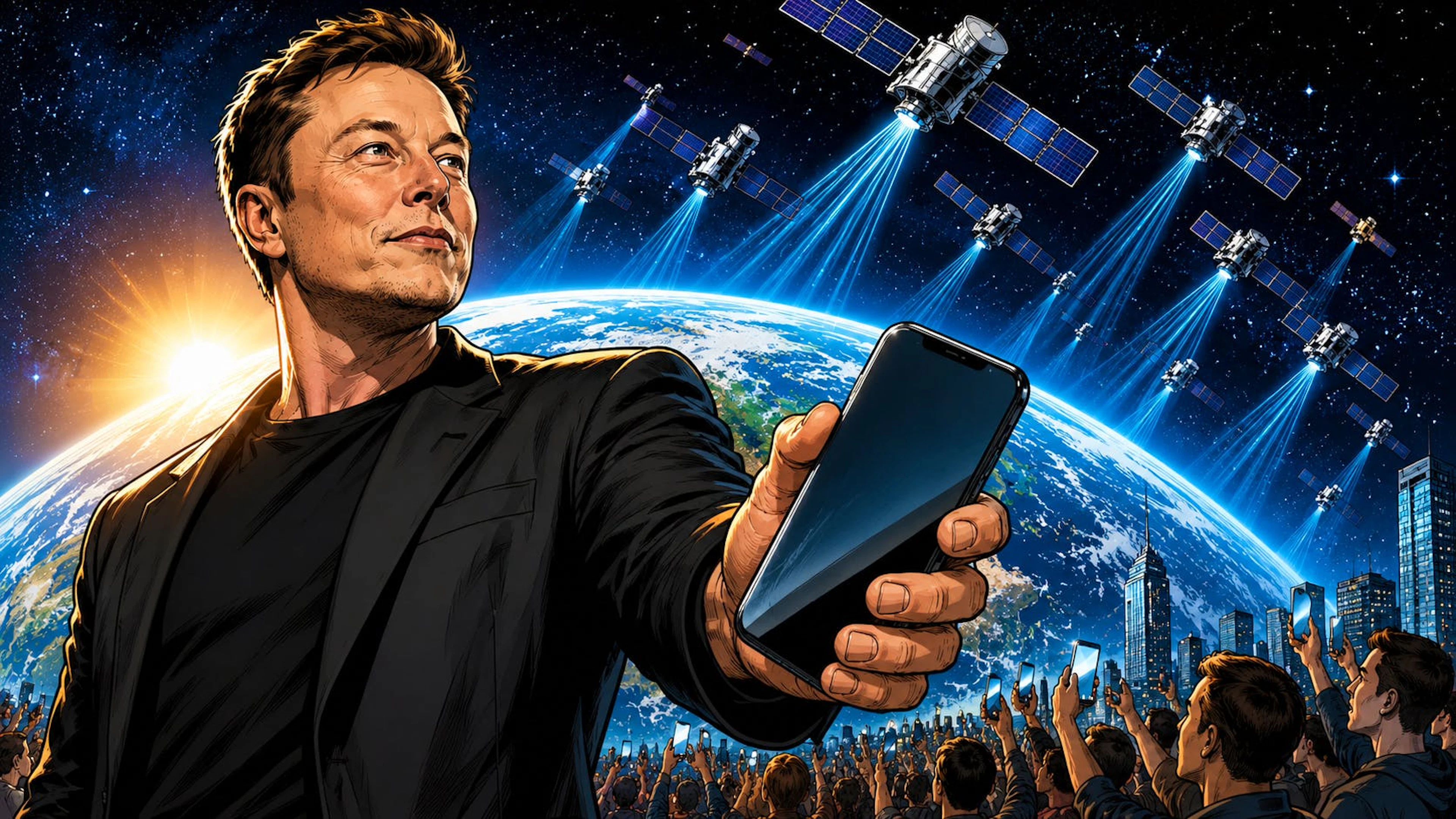 Elon Musks Satelliten von Starlink ermöglichen auch Telefongespräche in abgelegenen Winkeln der Erde.