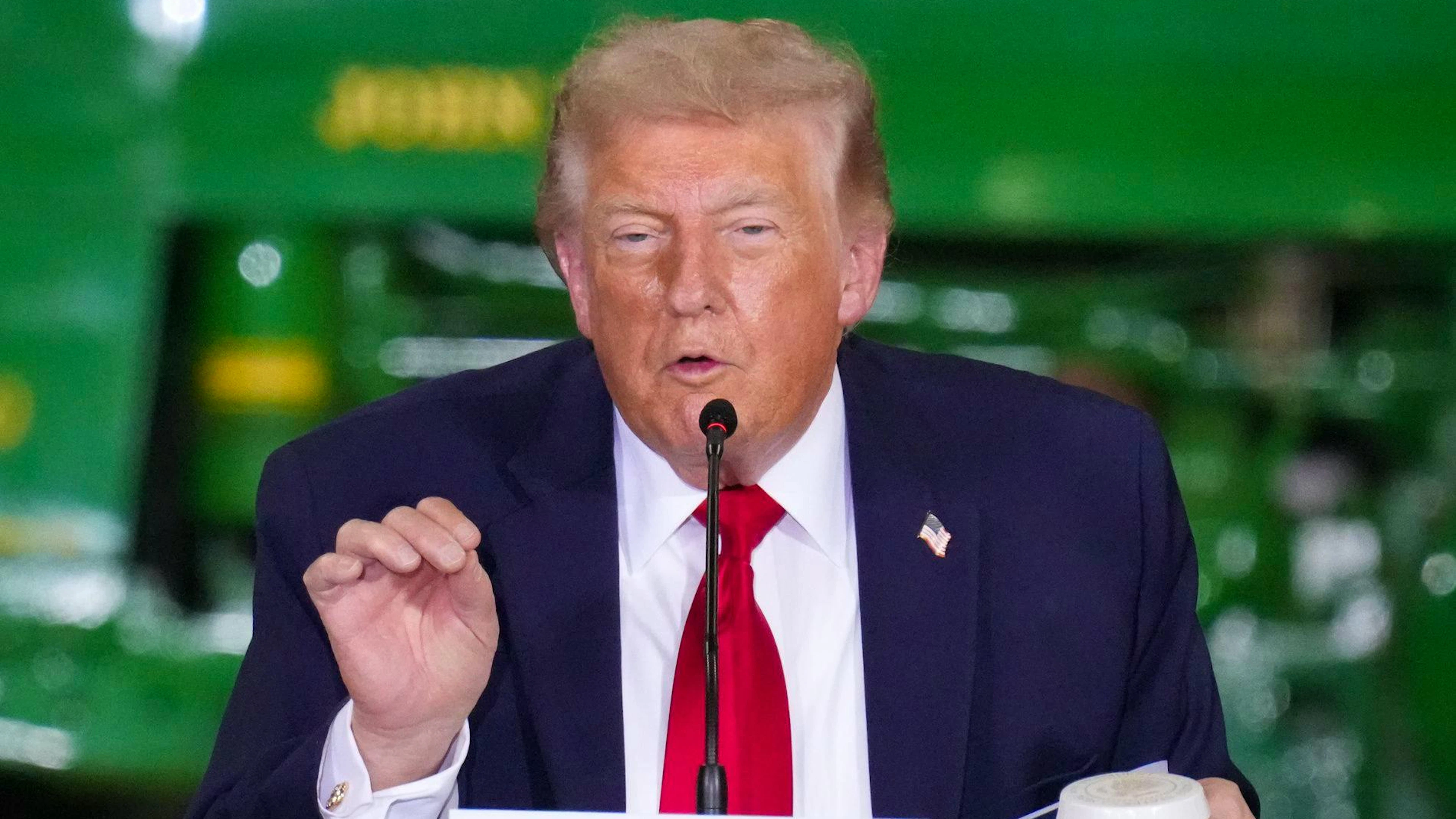 US-Präsident Donald Trump – hier bei einem Auftritt in Wisconsin am 5. Juni 2026 – wird am 14. Juni 80 Jahre alt.