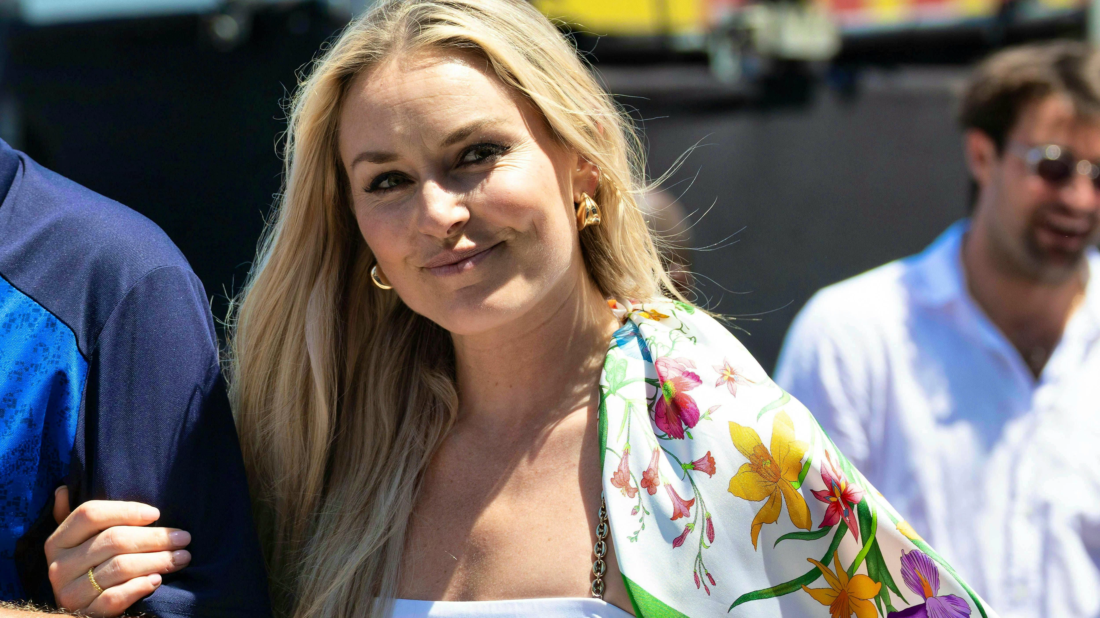 Ski queen Lindsey Vonn also makes an appearance at the event in Monaco.