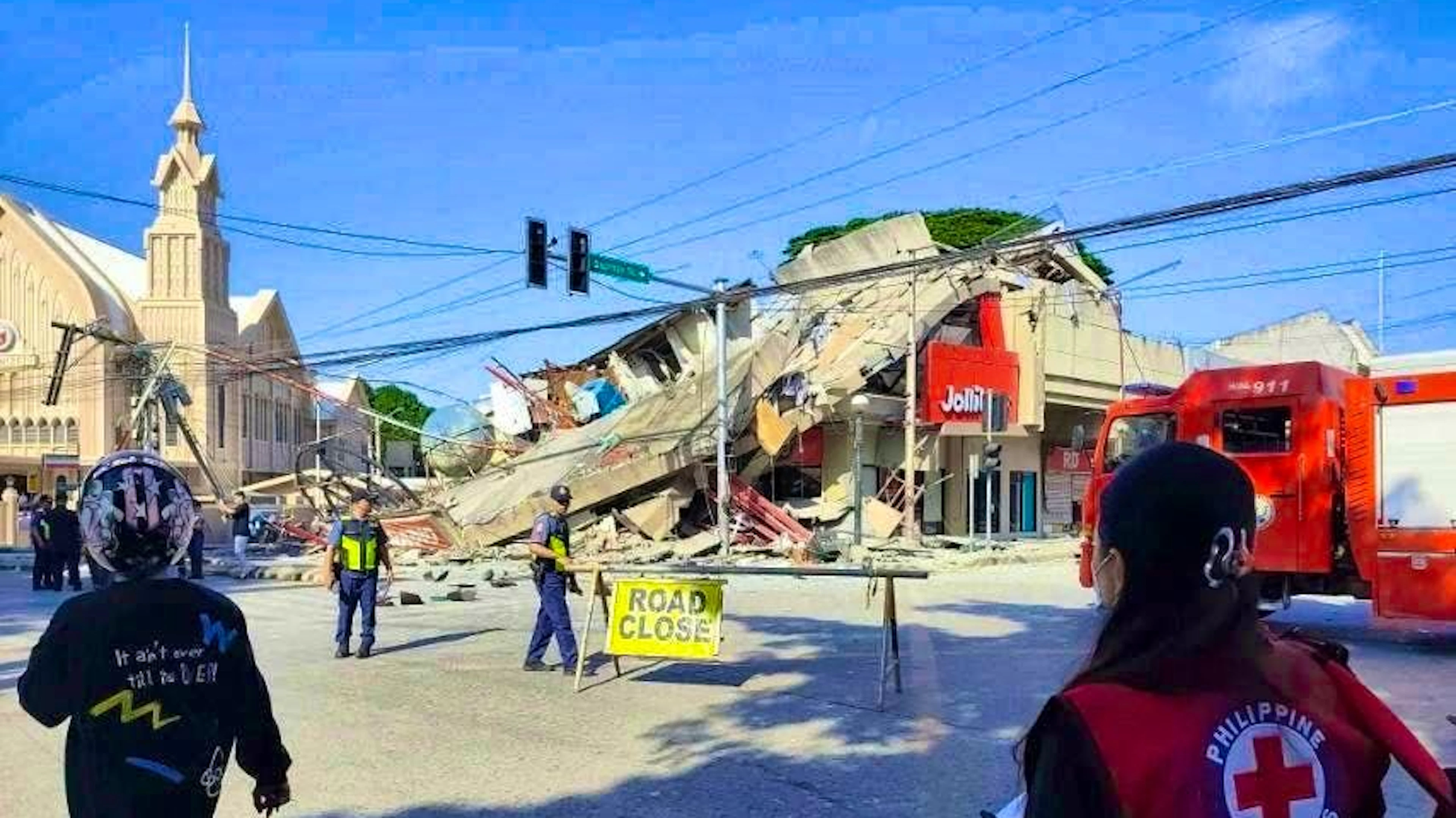 Damaged buildings in General Santos City in the south of the Philippines. (June 8, 2026)