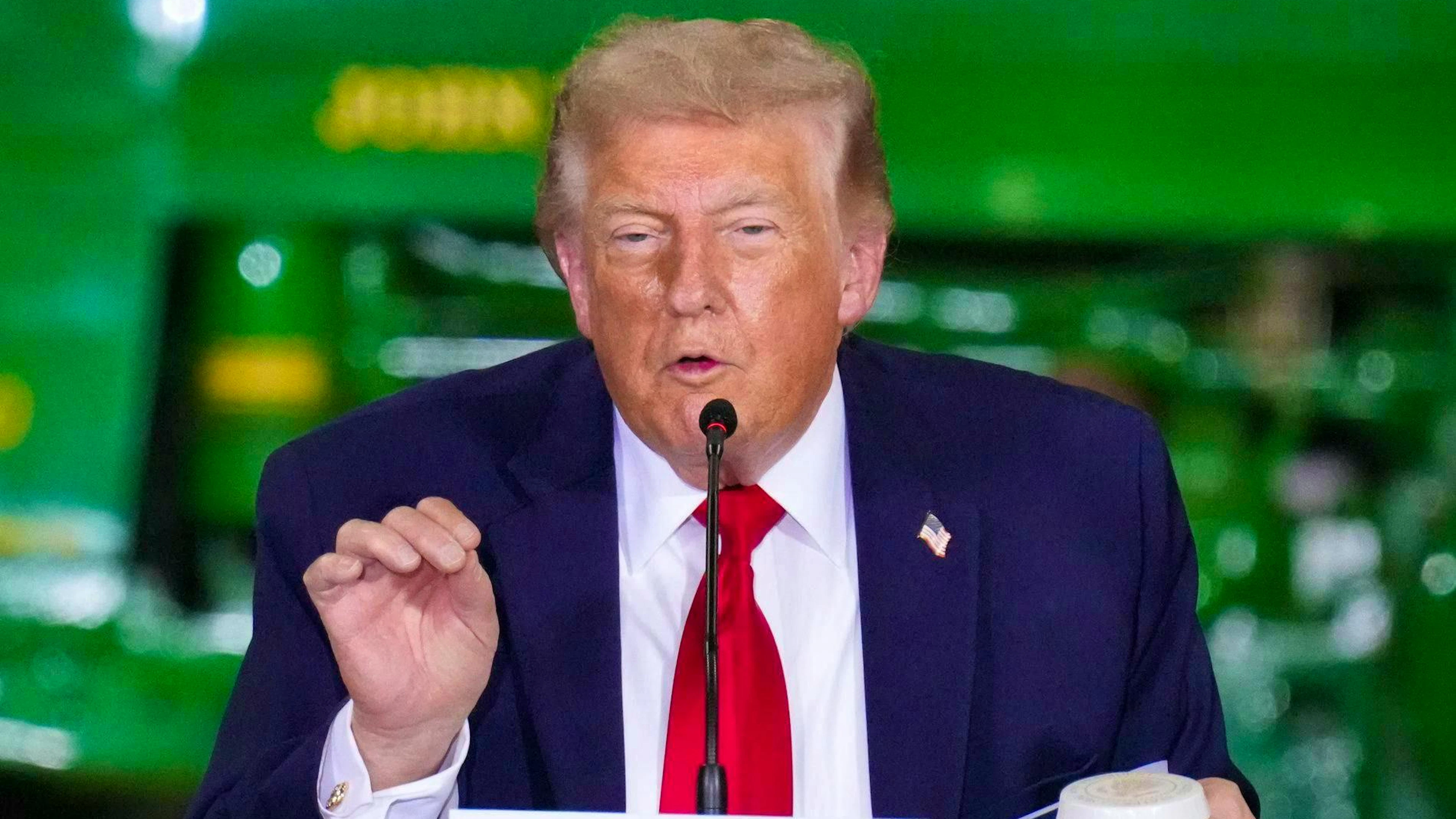 US President Donald Trump - here at an appearance in Wisconsin on June 5, 2026 - will be 80 years old on June 14.