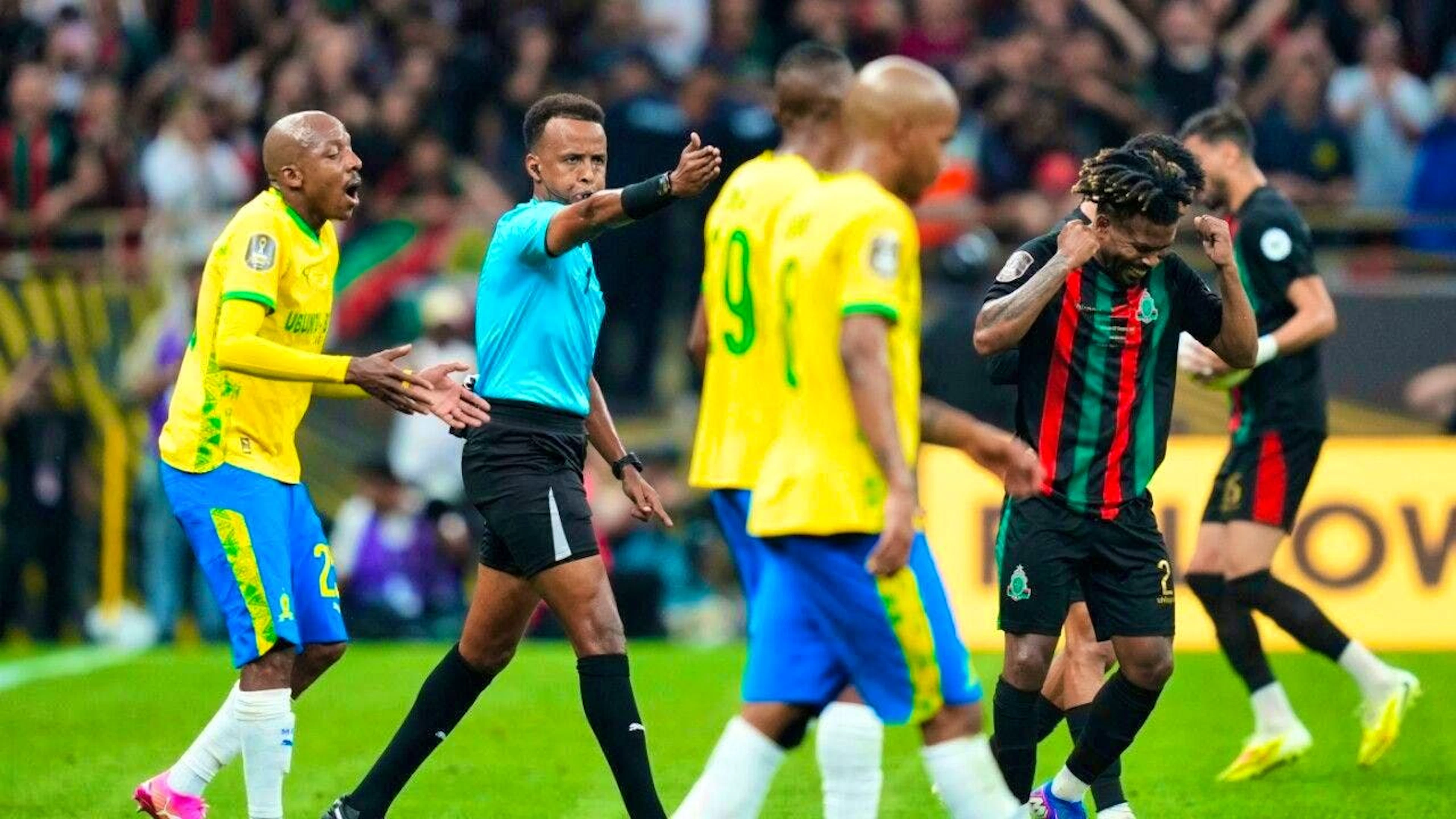 Omar Artan refereed the second leg of the African Champions League final in May