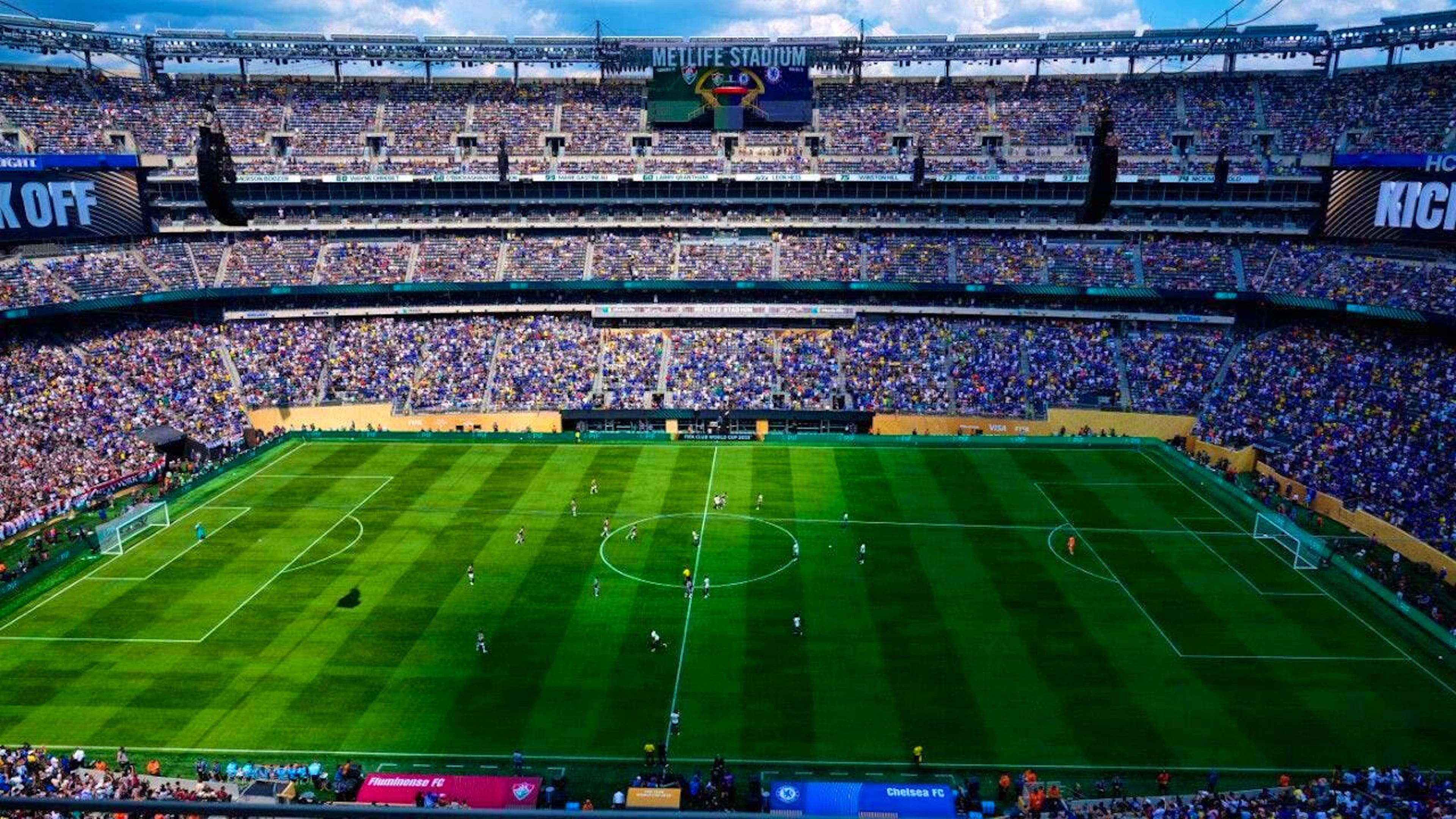The MetLife Stadium in East Rutherford, home to the NFL franchises of the New York Giants and New York Jets, will host the final of the 2026 World Cup on July 19