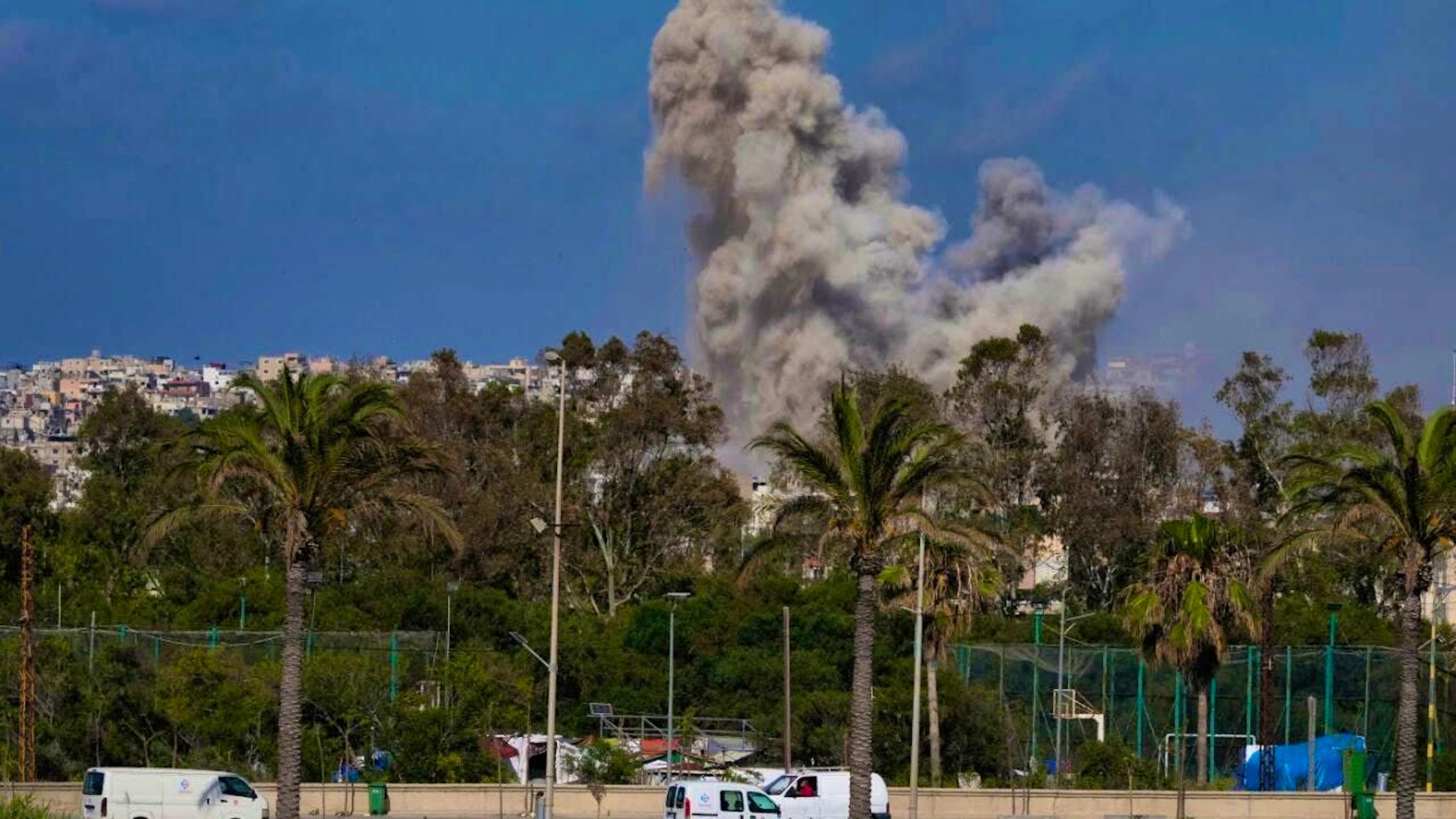 ARCHIVE - Smoke rises after an Israeli airstrike in Lebanon. Photo: Mohammed Zaatari/AP/dpa