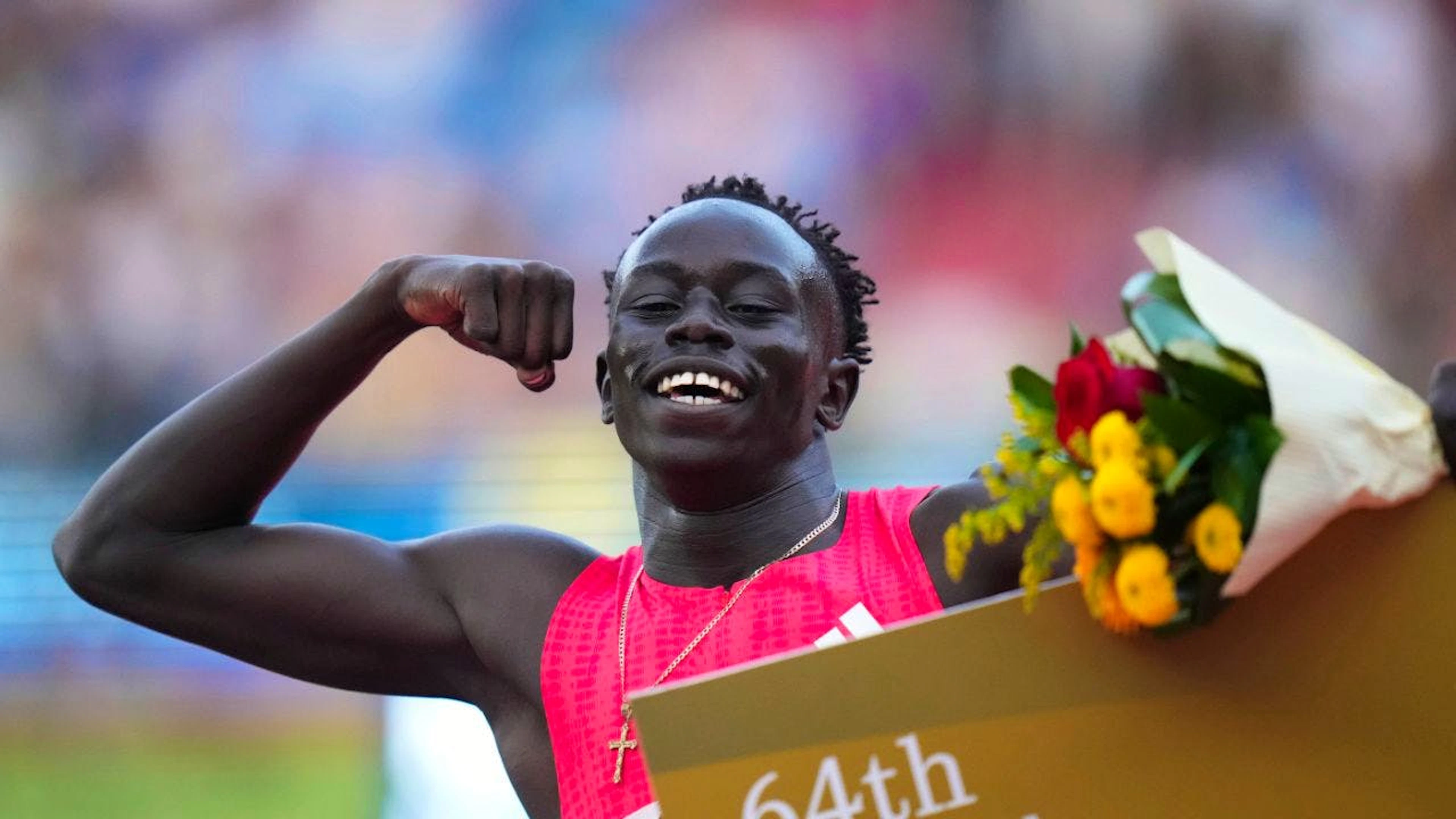 Gout Gout foulera pour la première fois une piste d'athlétisme en Suisse à l'occasion d'Athletissima.