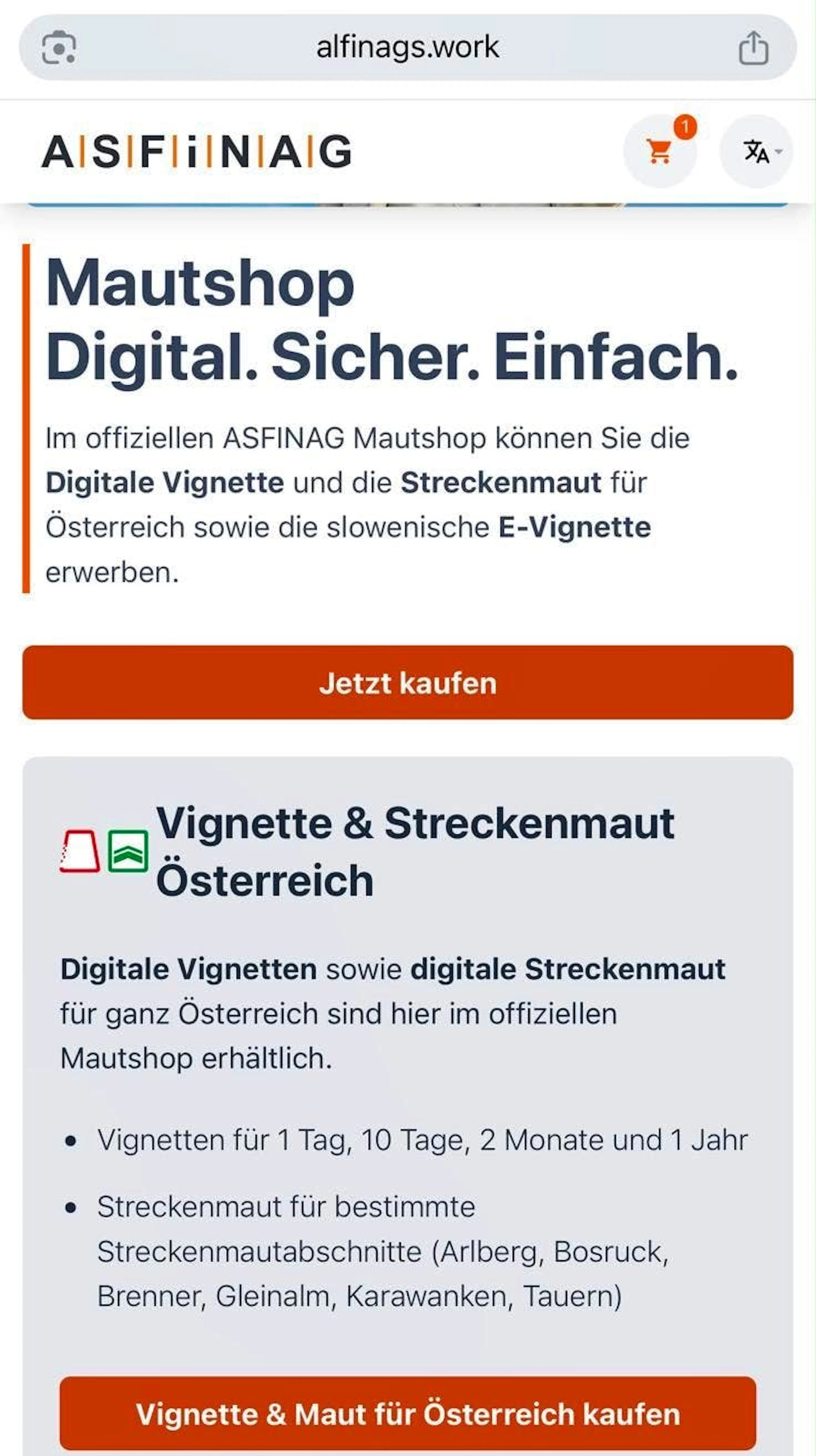 So sah die Fake-Seite aus. Mittlerweile soll sie nicht mehr aktiv sein.