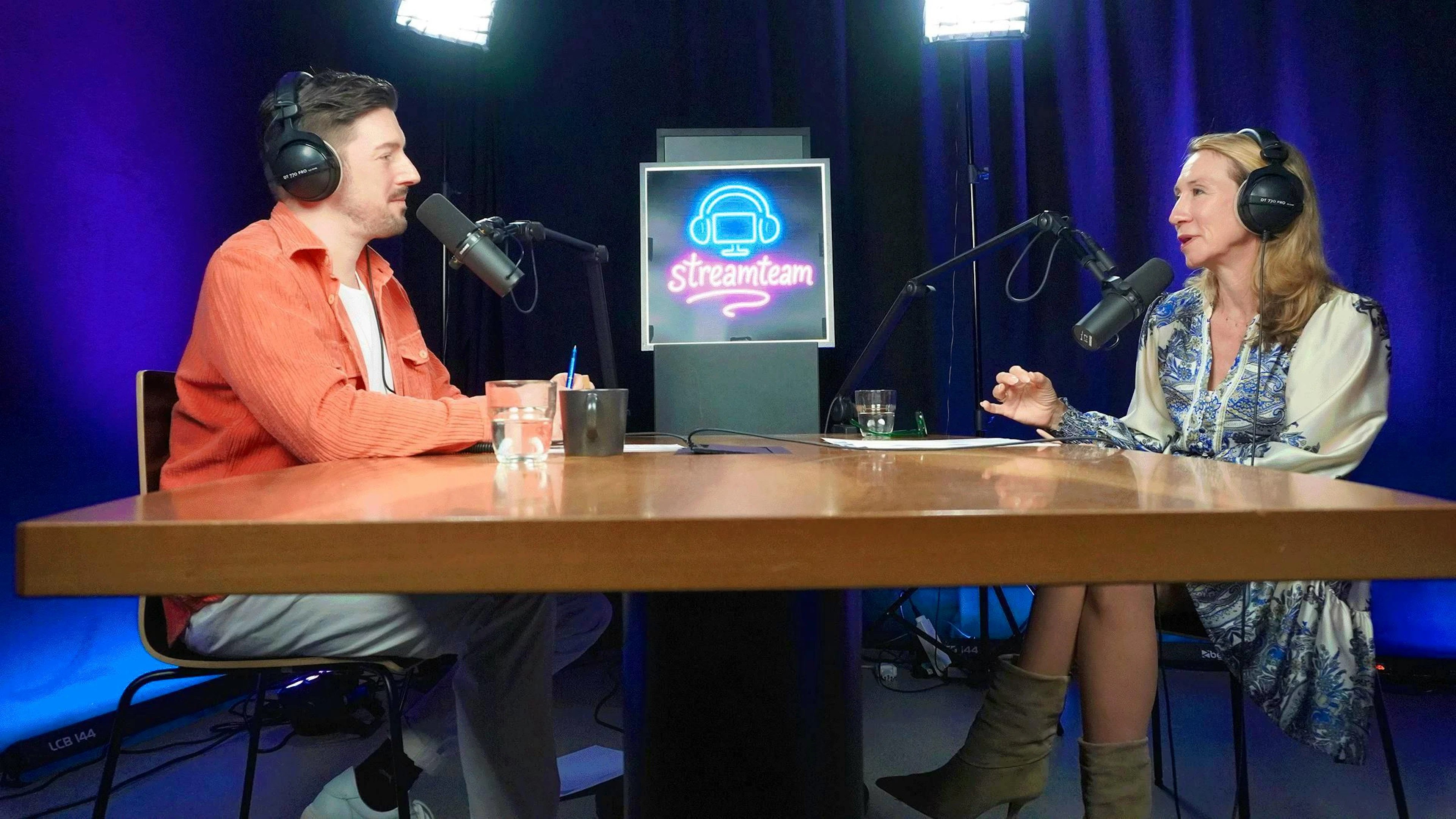Frank Richter and Tamara Cantieni are the hosts of the “streamteam” podcast.