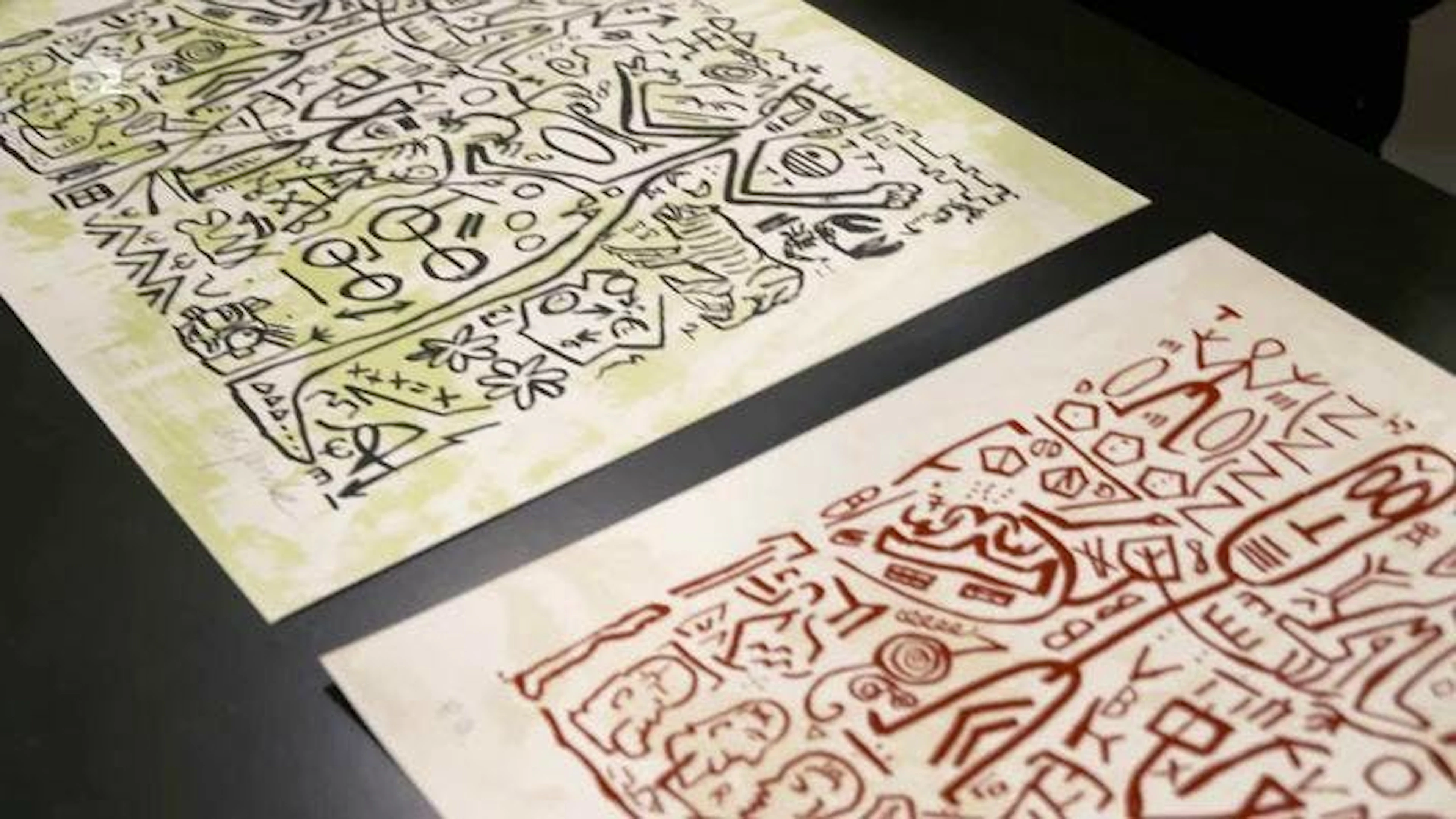 Farbserigrafien von Albrecht Penck standen bei «Bares für Rares» auch zum Verkauf.&nbsp;