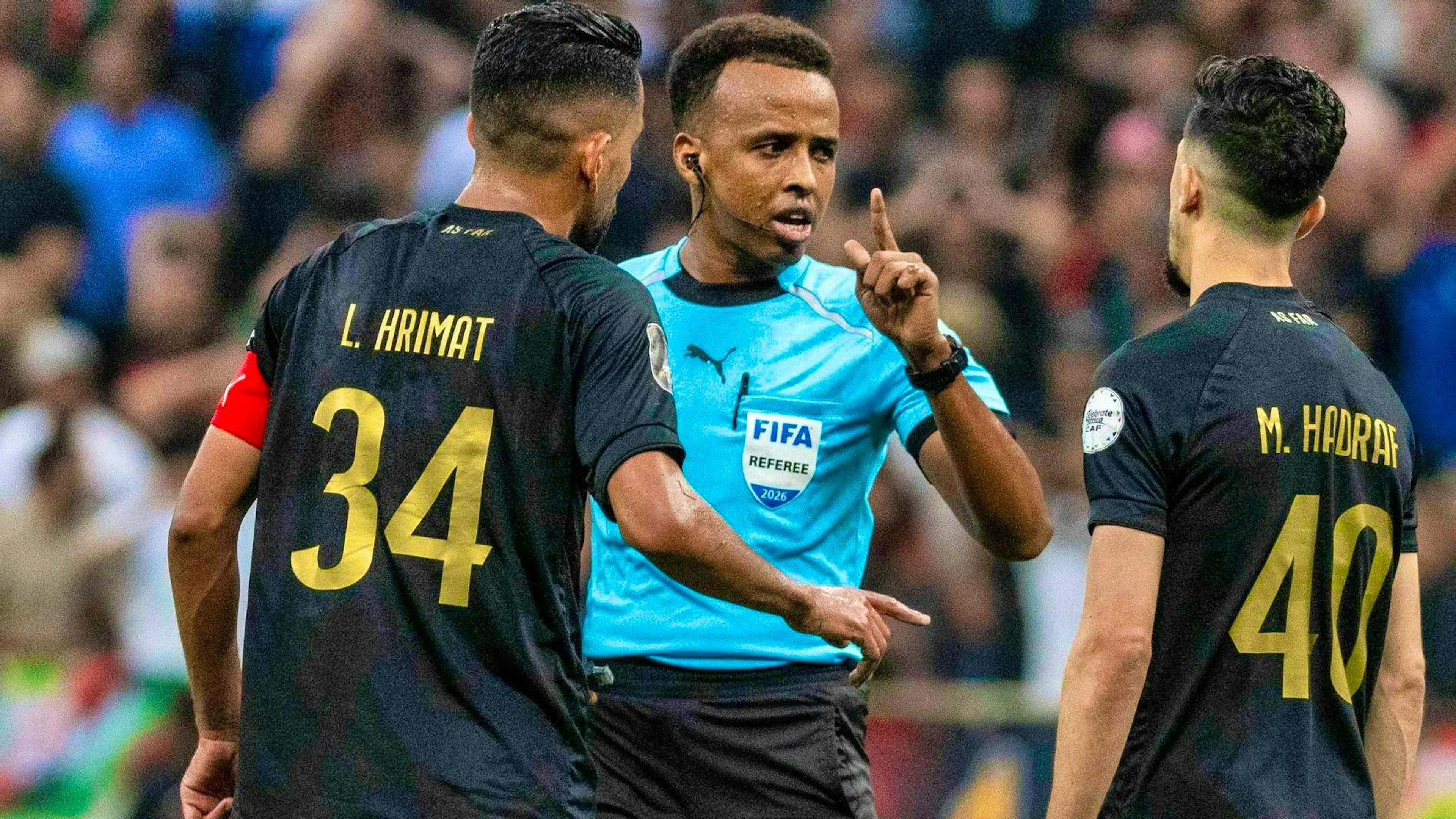 Omar Artan has already refereed the African Champions League final.