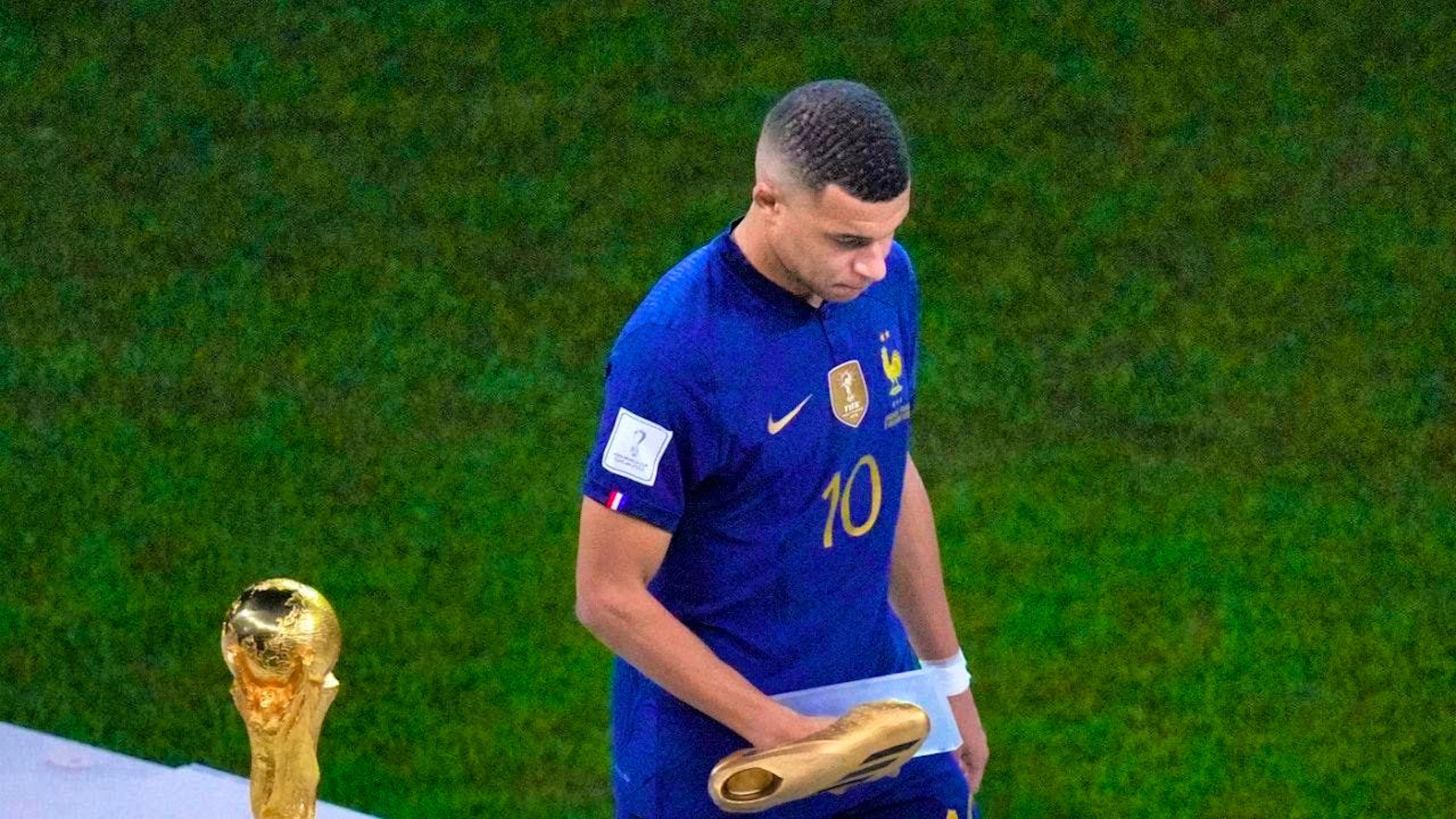 Kylian Mbappé won the Golden Boot, but would have preferred the other trophy