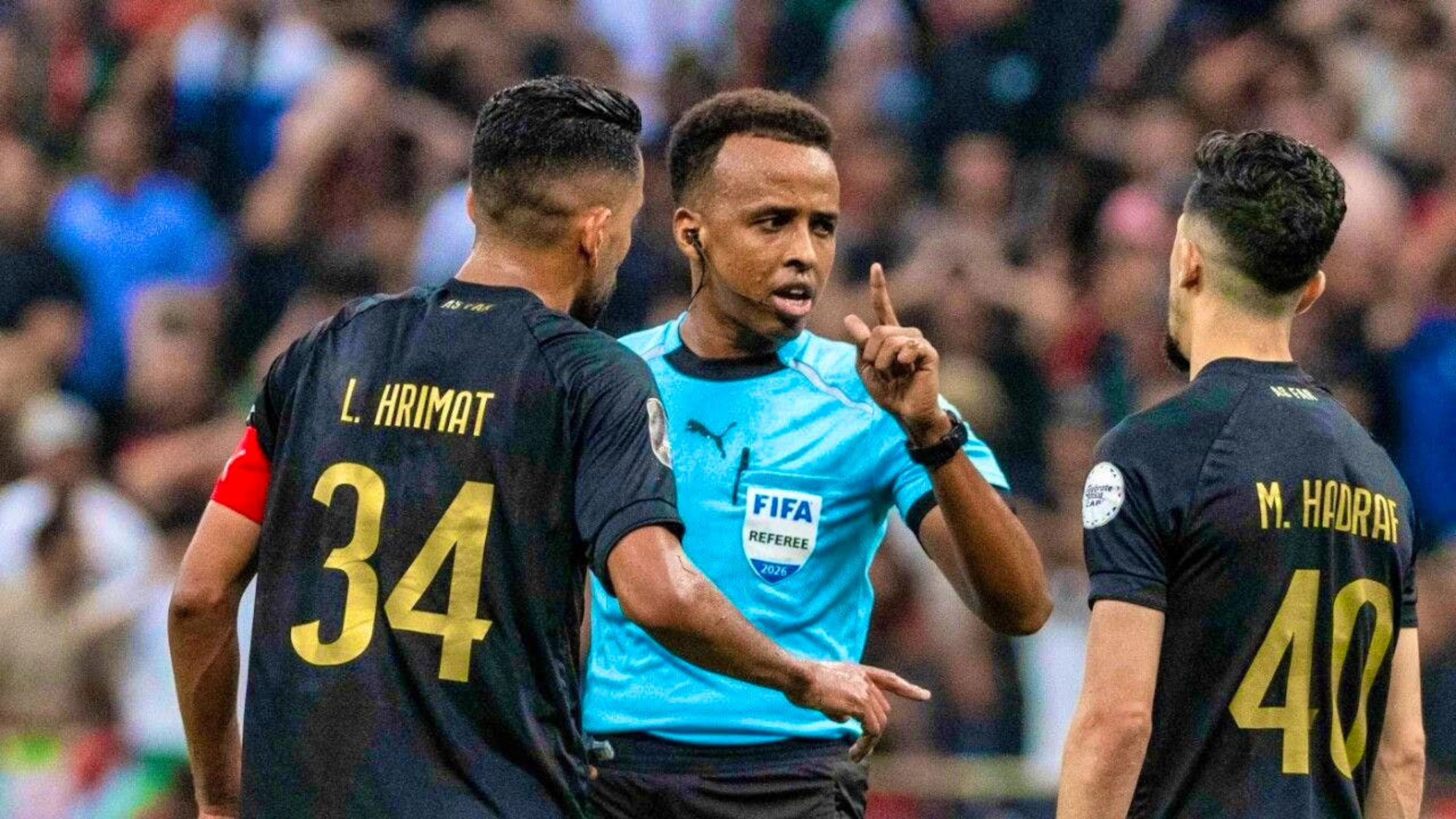 Referee Omar Artan is not allowed to enter the USA