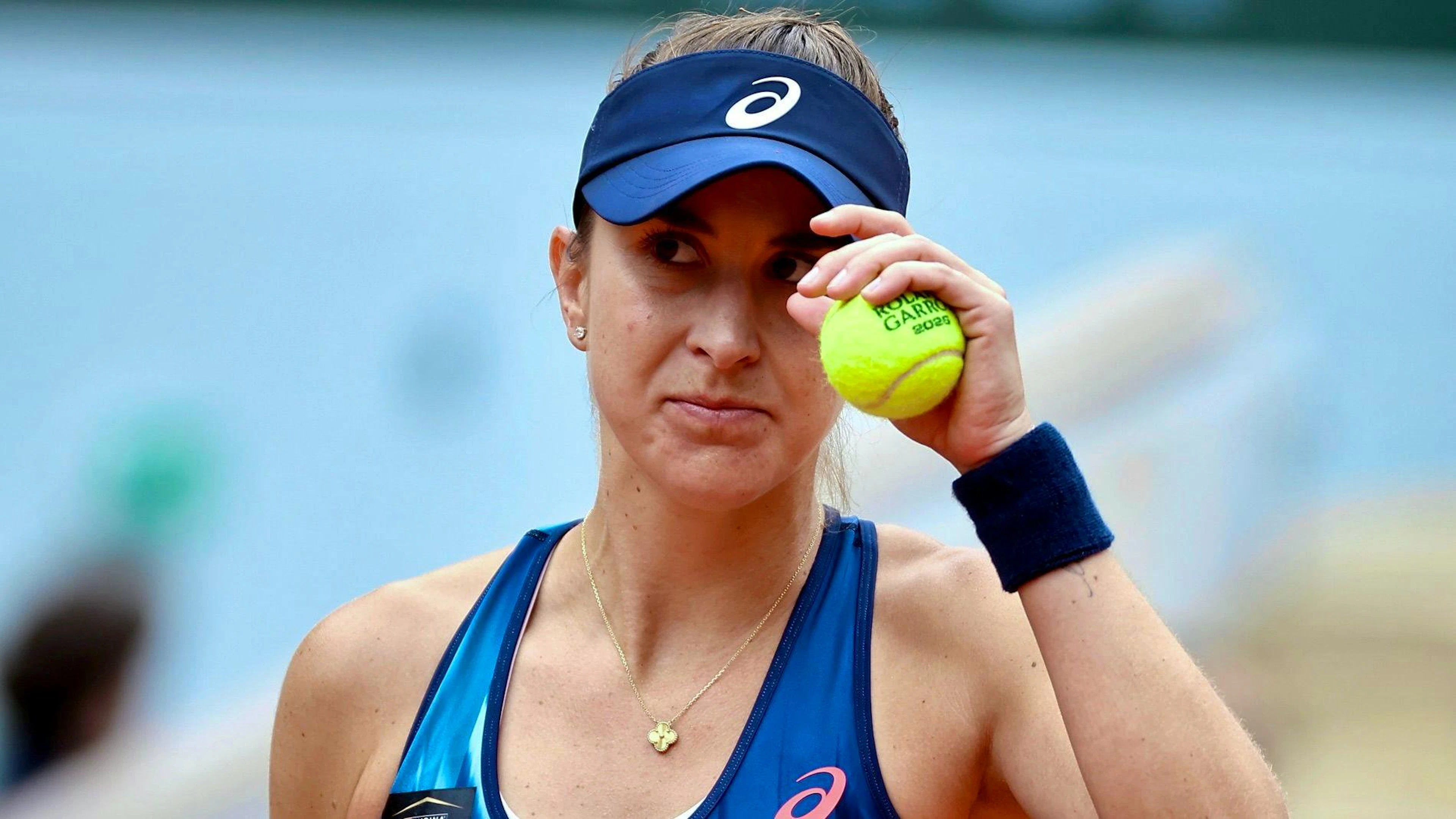 Belinda Bencic a déclaré souffrir d'une «légère blessure à la cheville droite».