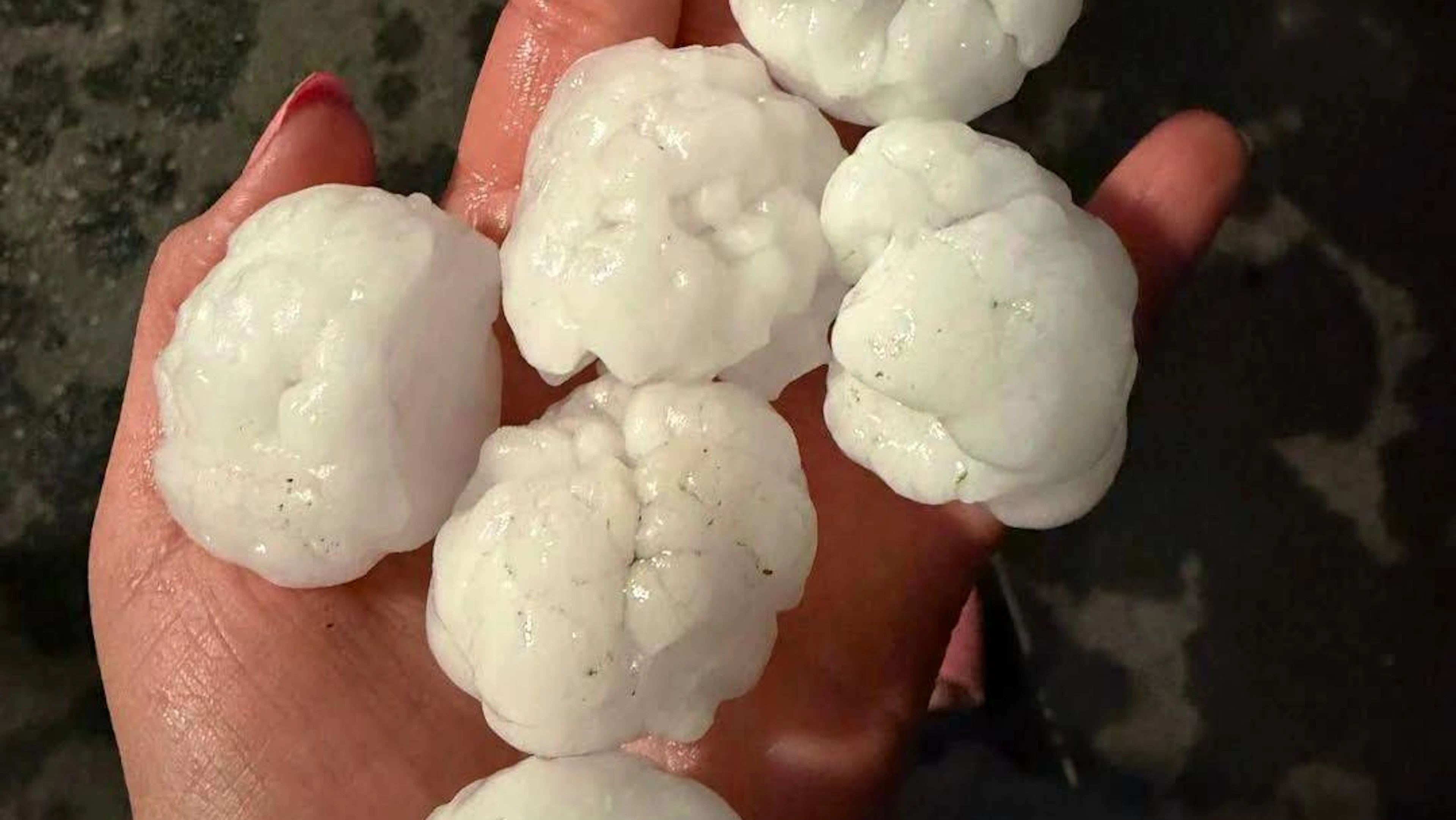 Selon plusieurs témoignages, certains grêlons dépassaient la taille d'un abricot, un phénomène rare même dans une région habituée aux orages estivaux.
