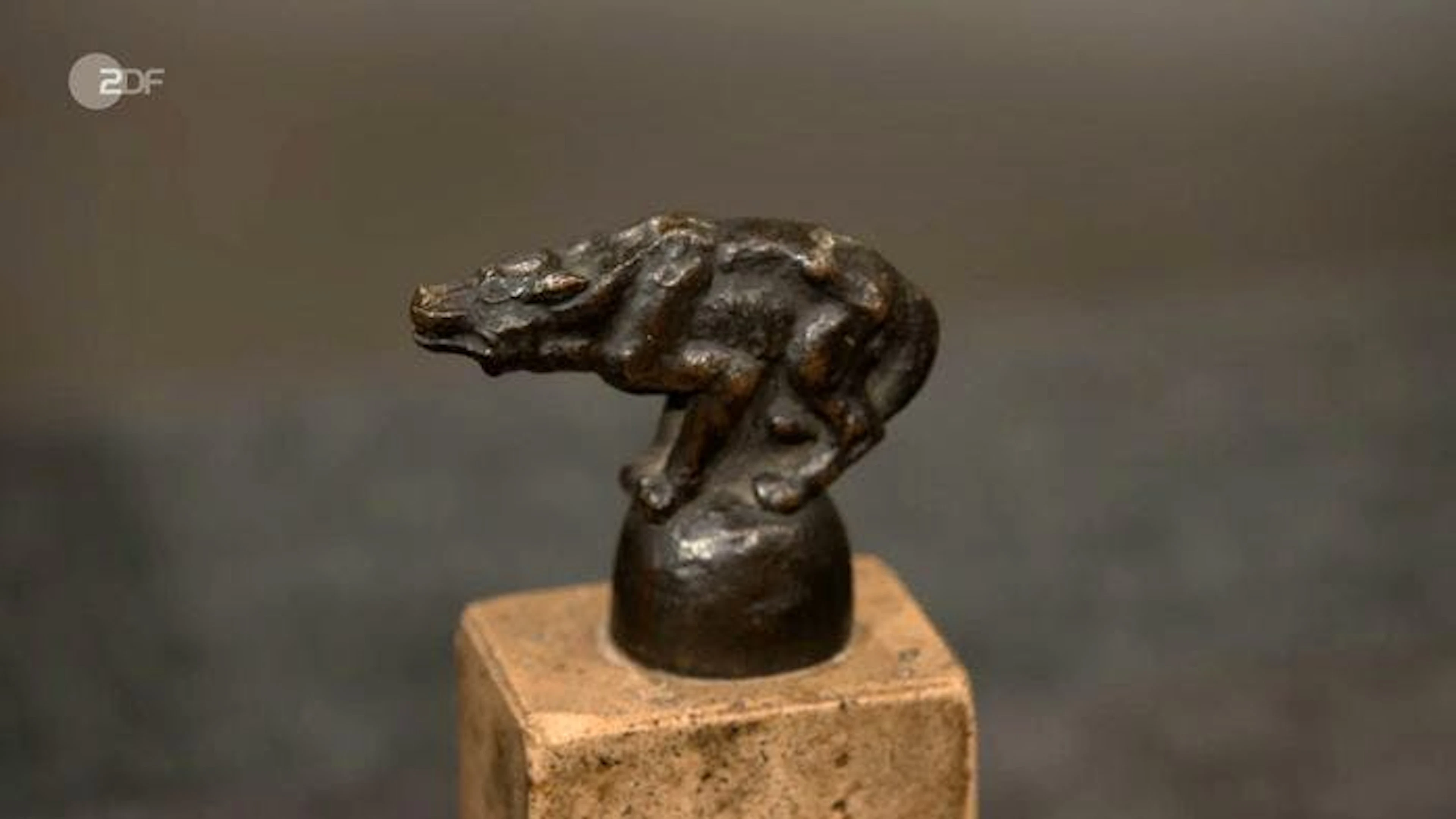 Auch diese Bären-Bronze wurde versteigert.&nbsp;