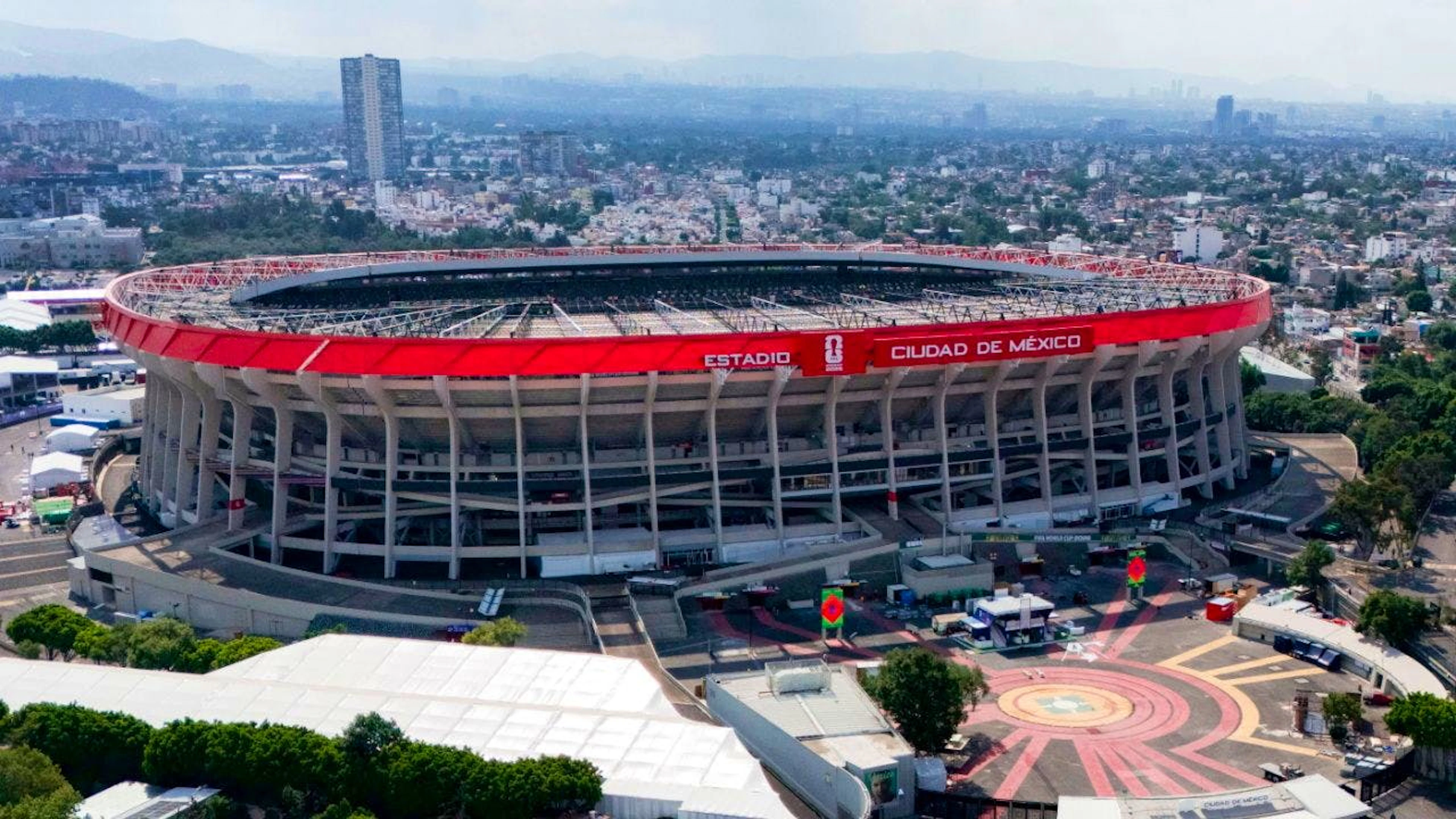 Das Aztekenstadion in Mexiko-City war schon Bühne von zwei WM-Finals und ist nun Austragungsort des Eröffnungsspiels