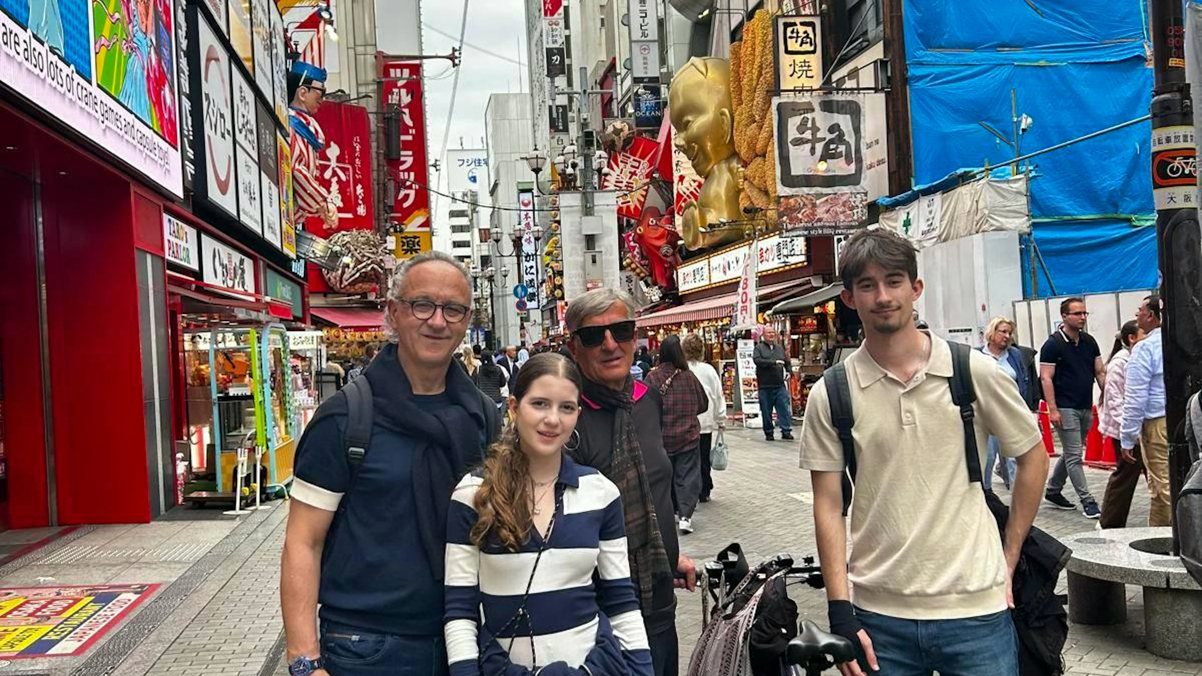 Freunde auf Besuch in Japan.&nbsp;