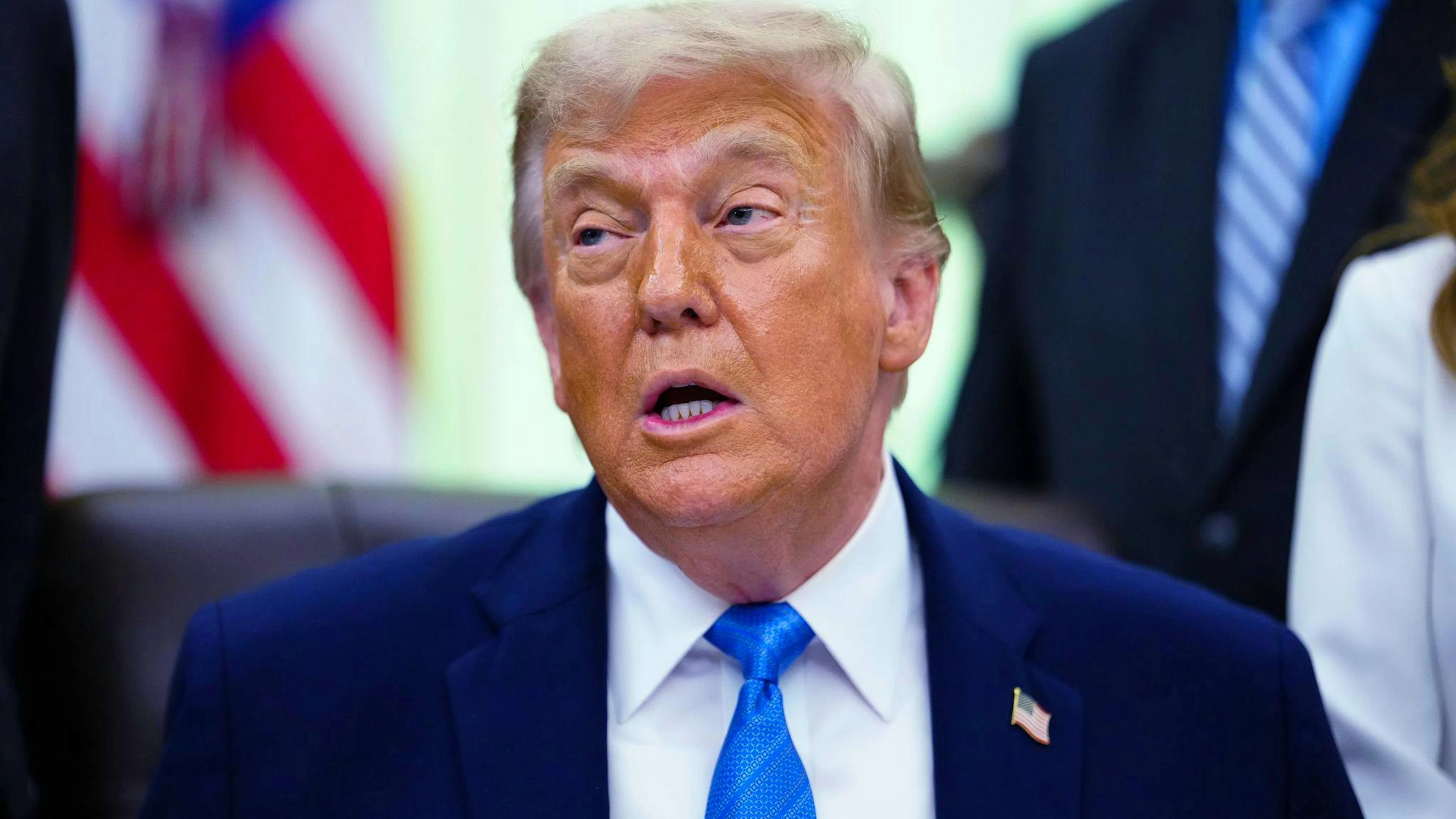 US-Präsident Donald Trump droht dem Iran mit neuen Angriffen. 