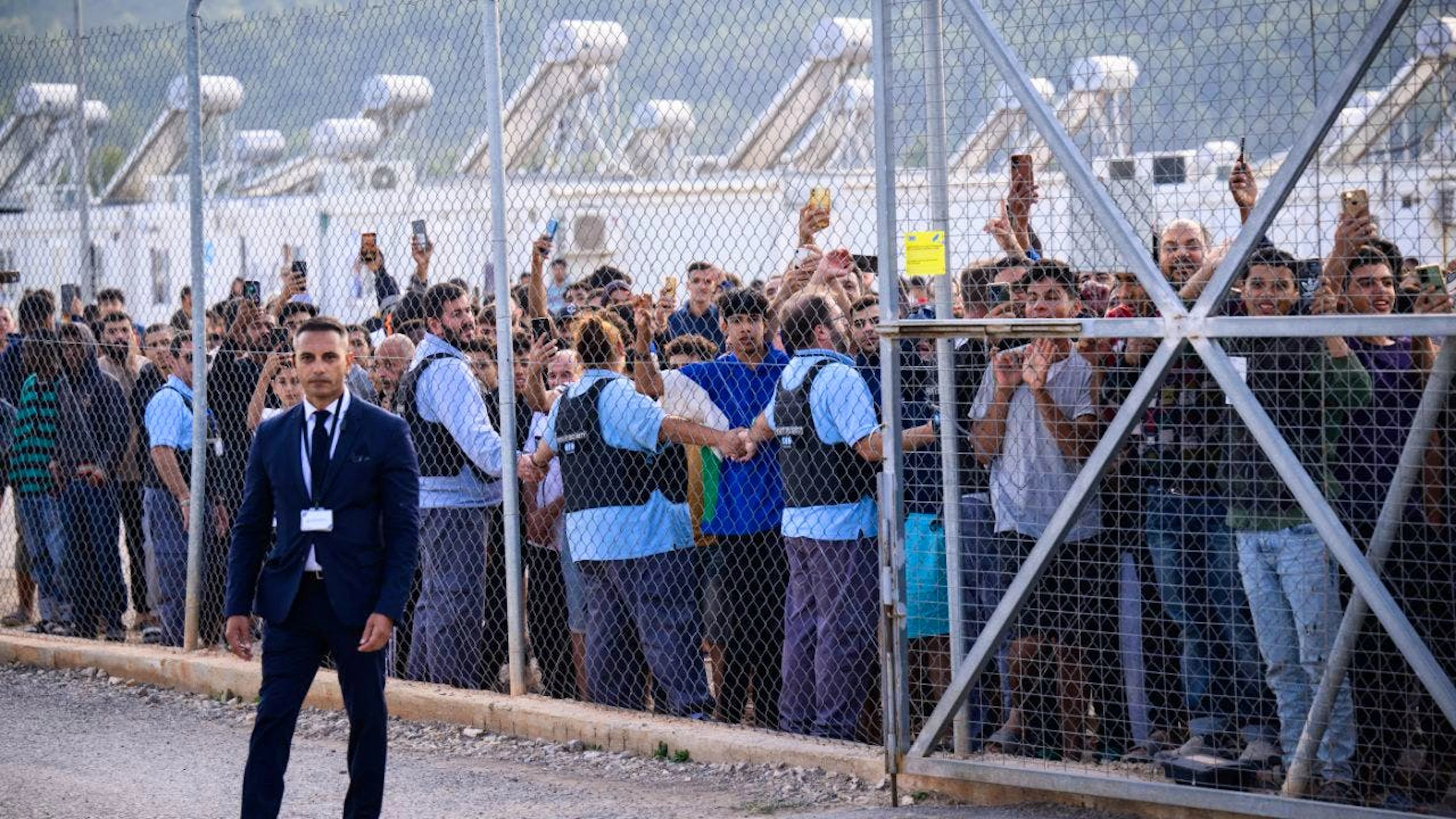 Bewohner des Flüchtlingslagers in Malakasa, nördlich von Athen. (Archivbild)