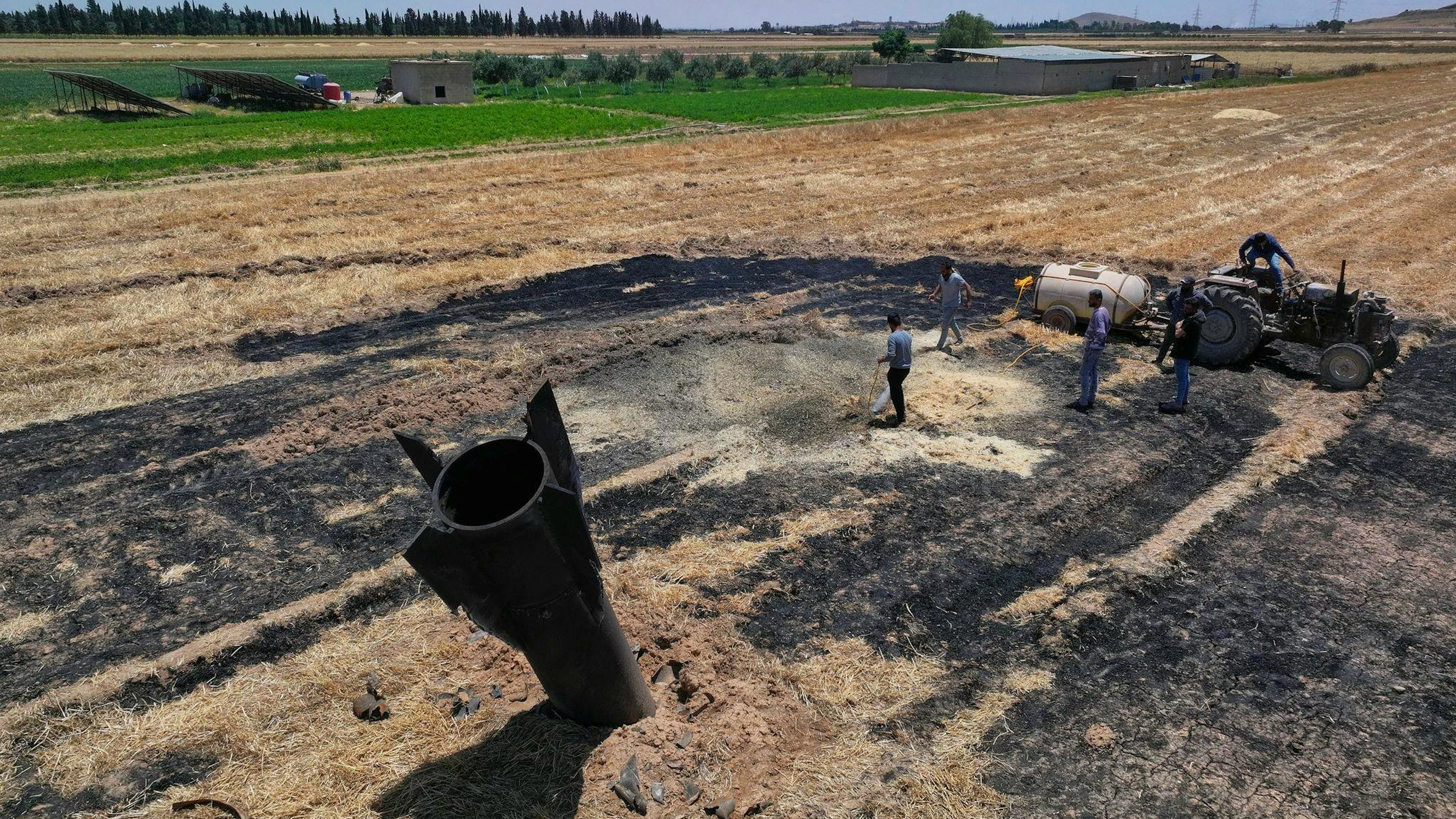 Auch in Syrien sind nach Kämpfen zwischen Iran und Israel zu Beginn der vergangenen Woche Trümmer niedergegangen. (Symbolbild)