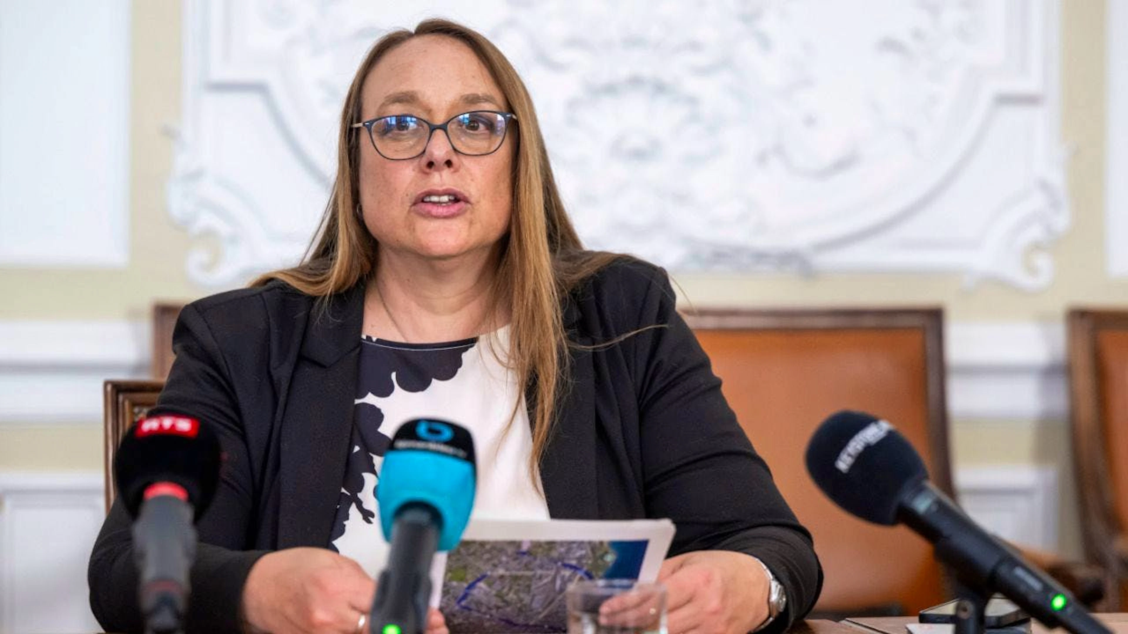 La consigliera di stato ginevrina Carole-Anne Kast, responsabile del Dipartimento cantonale ginevrino delle istituzioni e del digitale. (Immagine d'archivio del 27 maggio)
