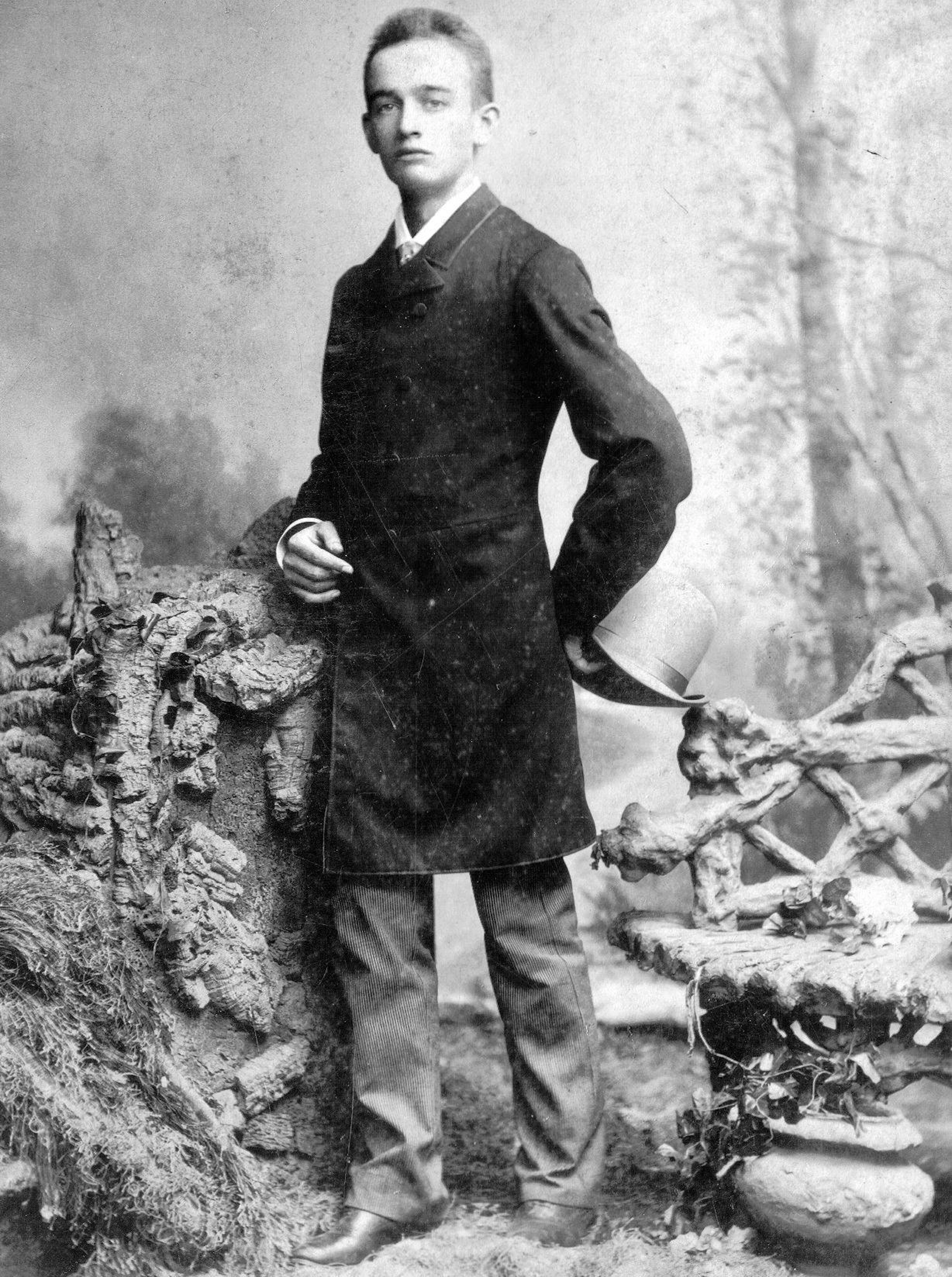 Frederick Trump 1887, als er schon in den USA war.