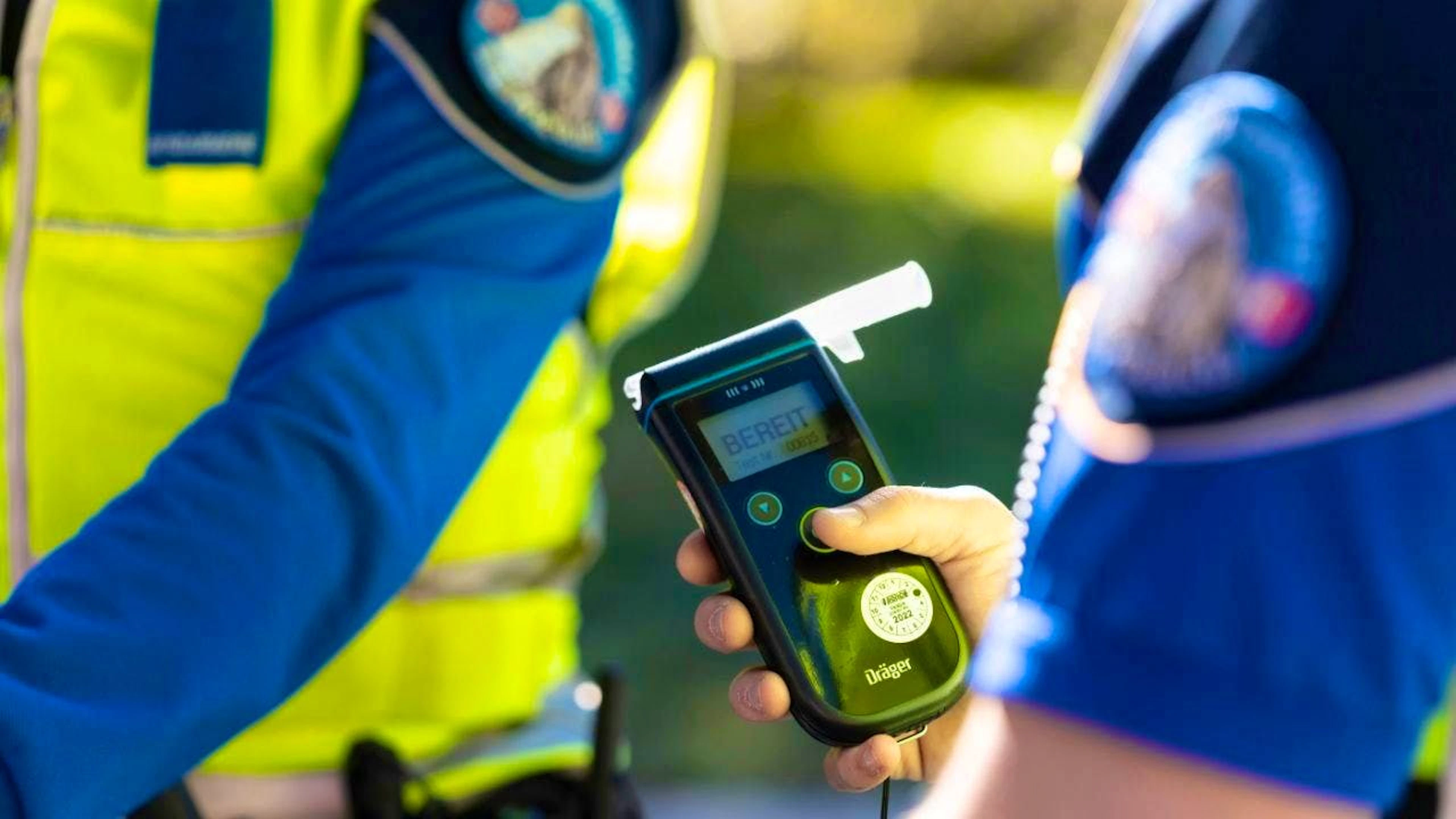 In addition to a breathalyzer test, a fatigue test could also be used during traffic stops in the future. (Stock image)