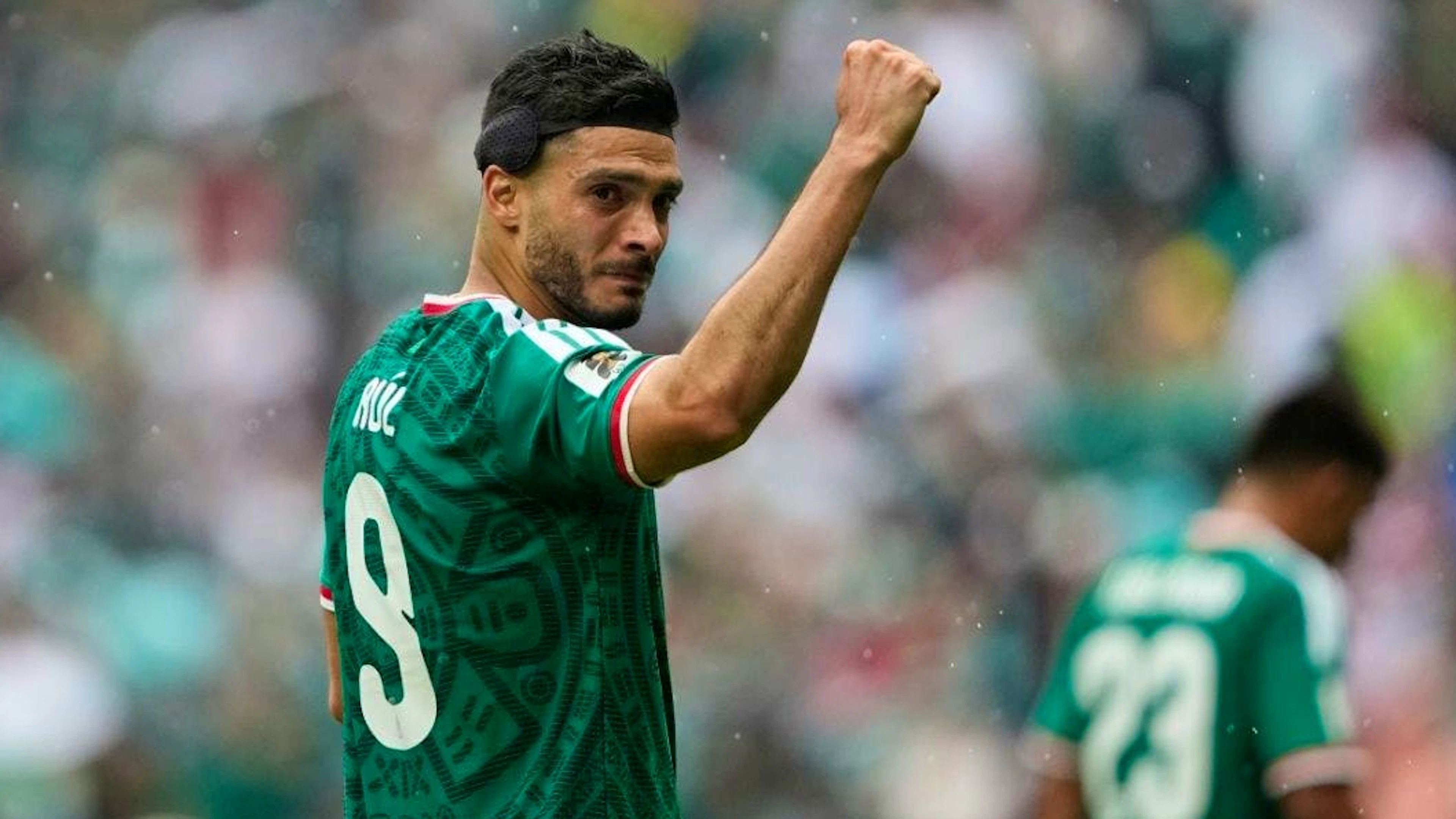 Feierte bei seiner vierten WM-Teilnahme die Torpremiere: der mexikanische Stürmer Raul Jimenez.