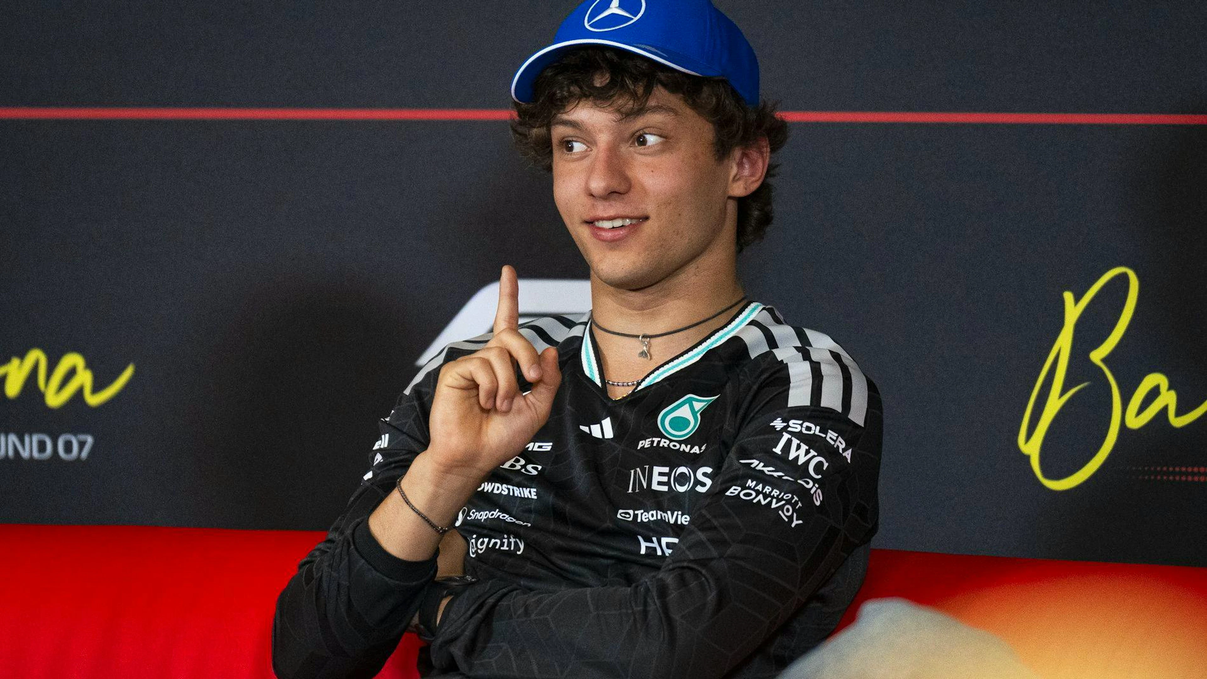 Il pilota italiano Andrea Kimi Antonelli.