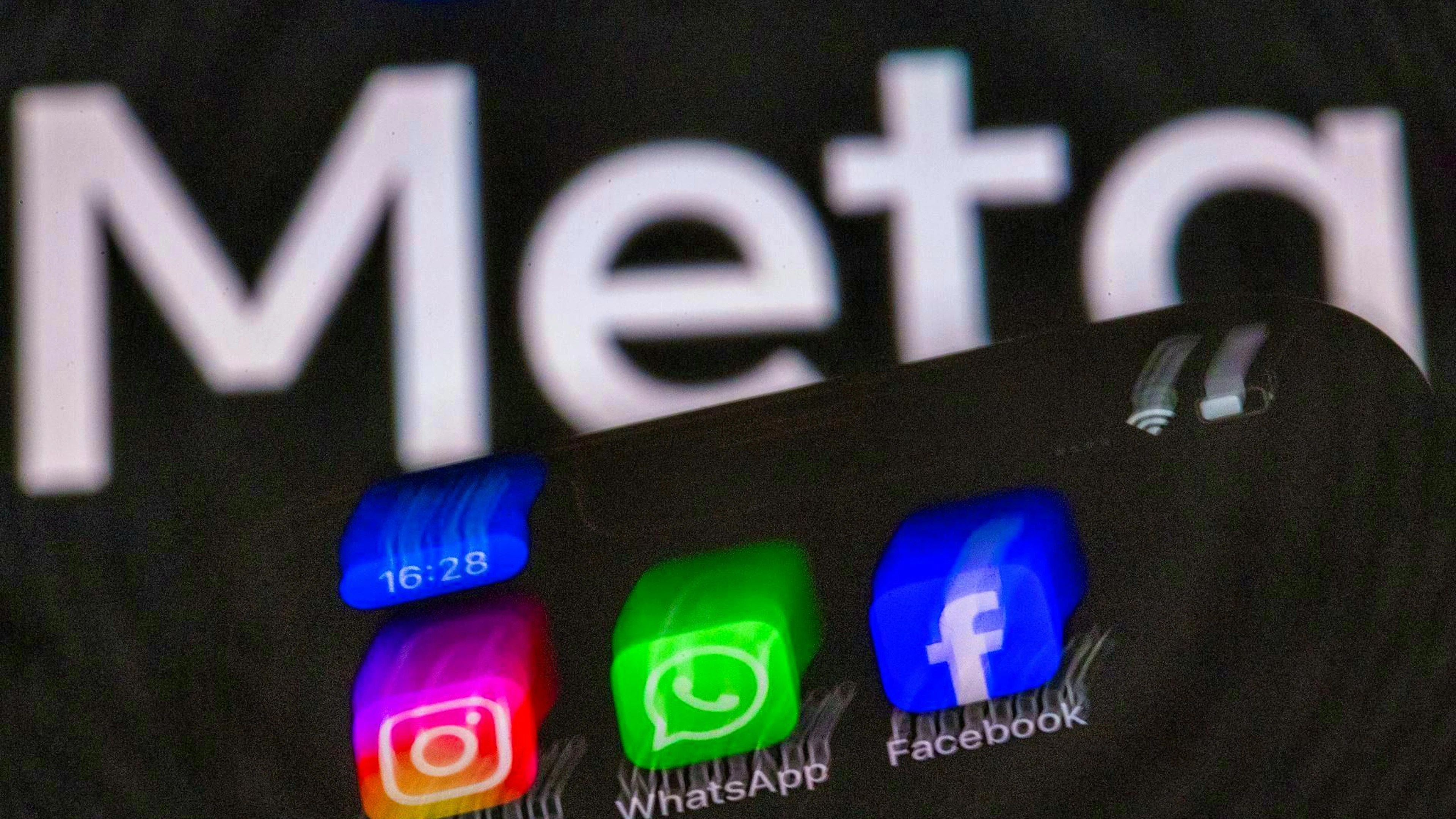 Il gigante di Internet Meta comprende Instagram, WhatsApp e Facebook.