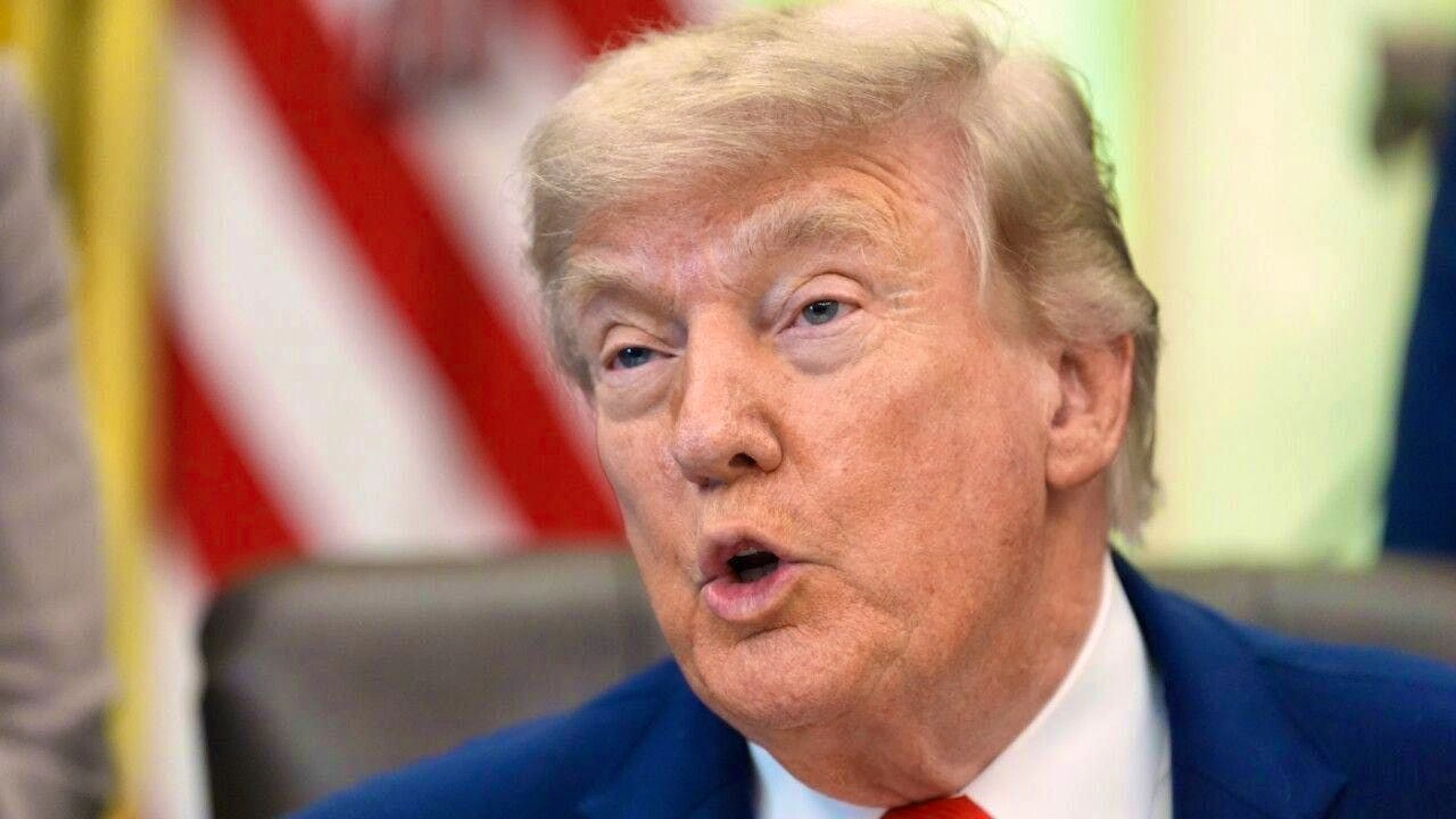 U.S. President Donald Trump speaks during an event to sign a declaration on the fishing industry in the Oval Office of the White House. Photo: Jacquelyn Martin/AP/dpa