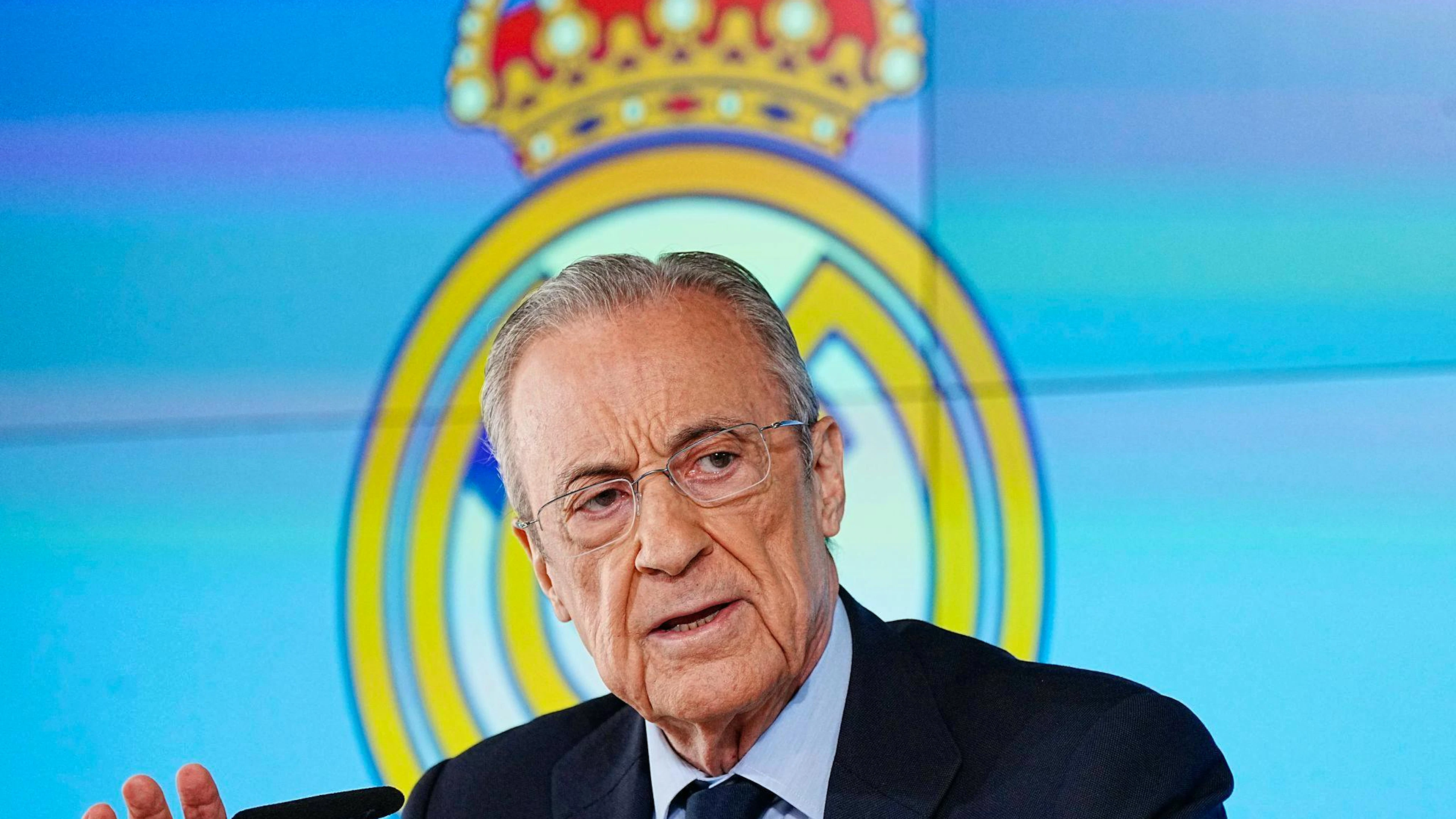 Florentino Pérez erhob schwere Vorwürfe gegen den FC Barcelona. (Archivbild)