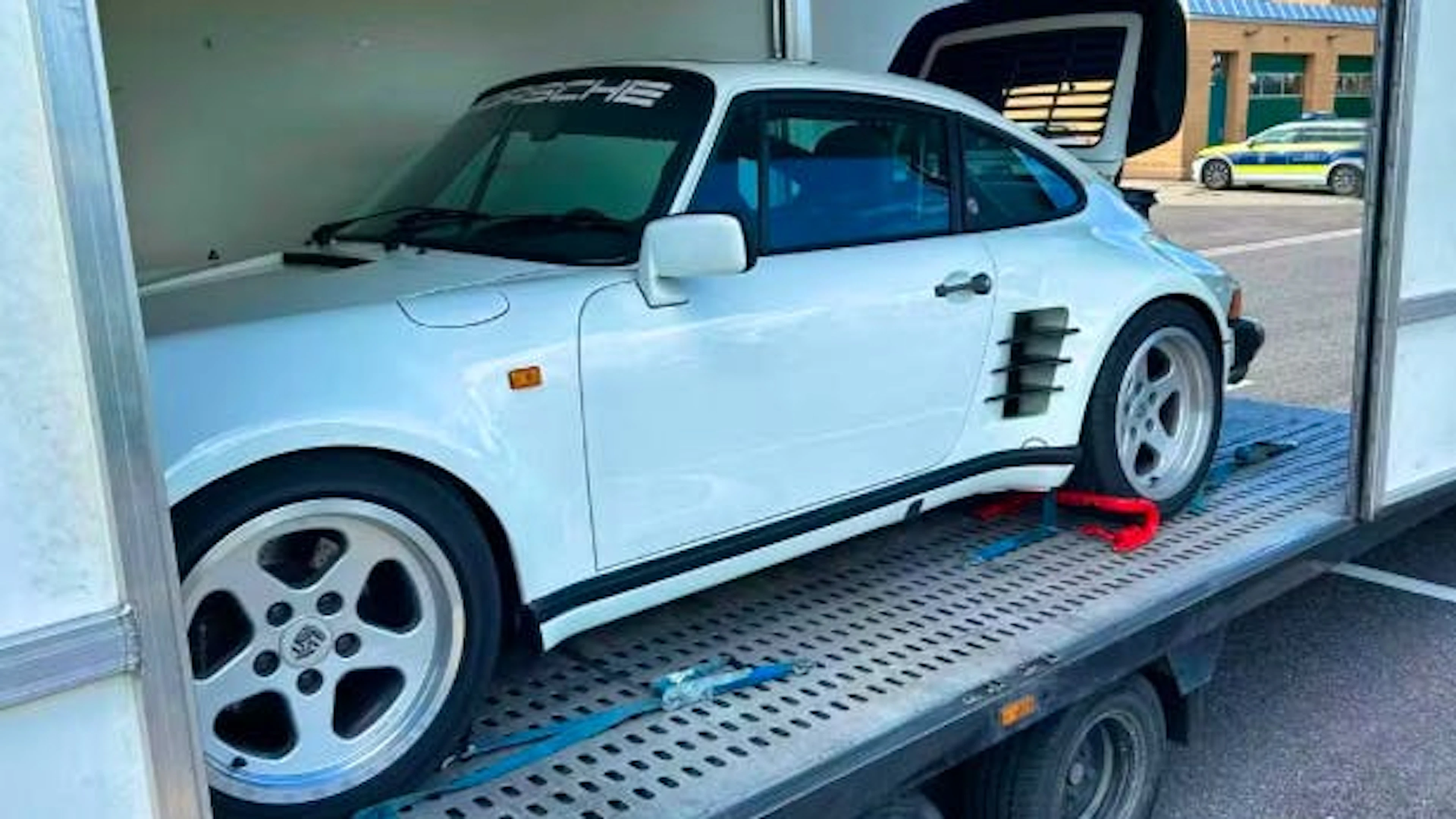 Dieser Porsche wurde sichergestellt.