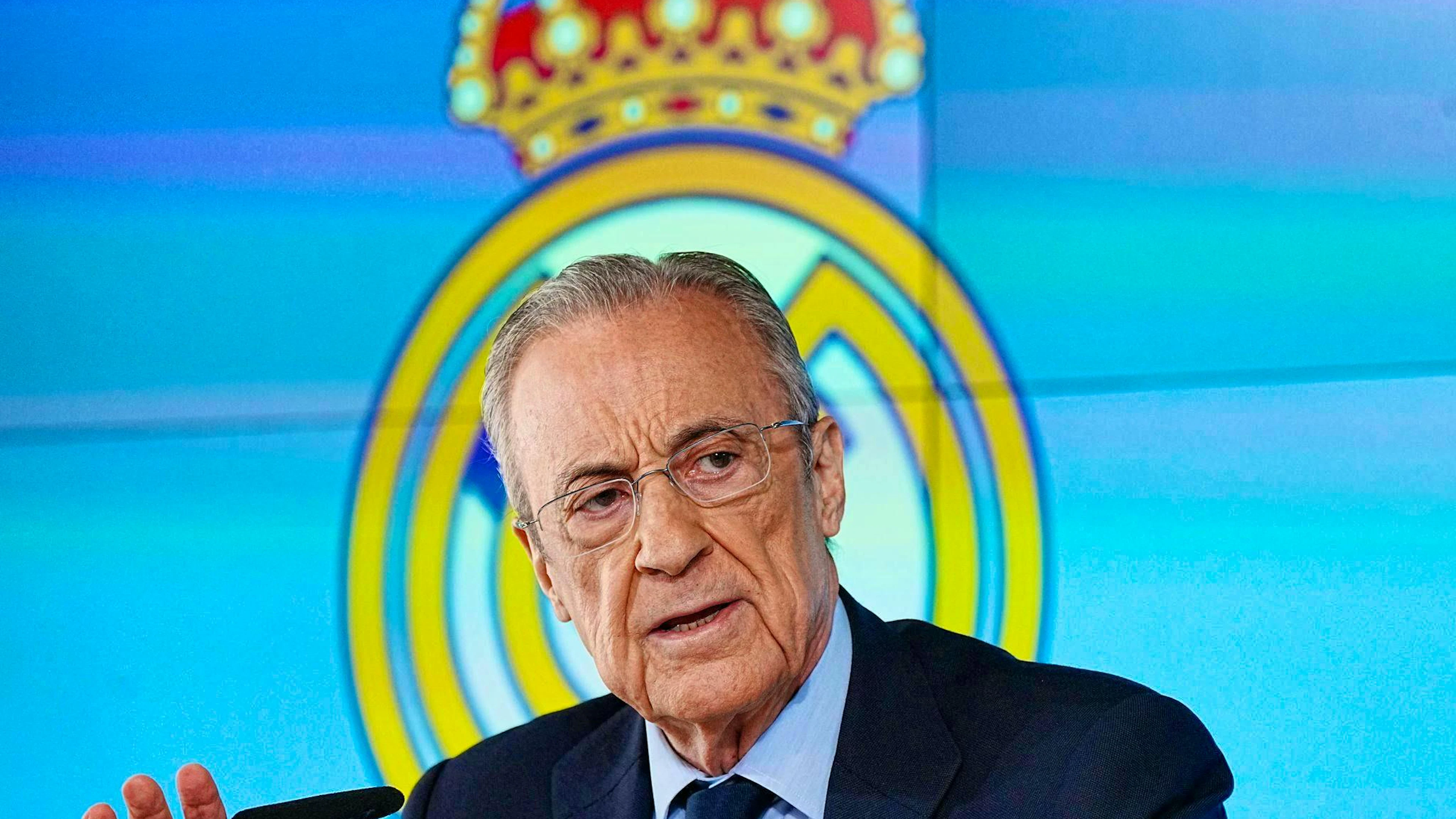 Florentino Pérez made serious allegations against FC Barcelona. (File photo)