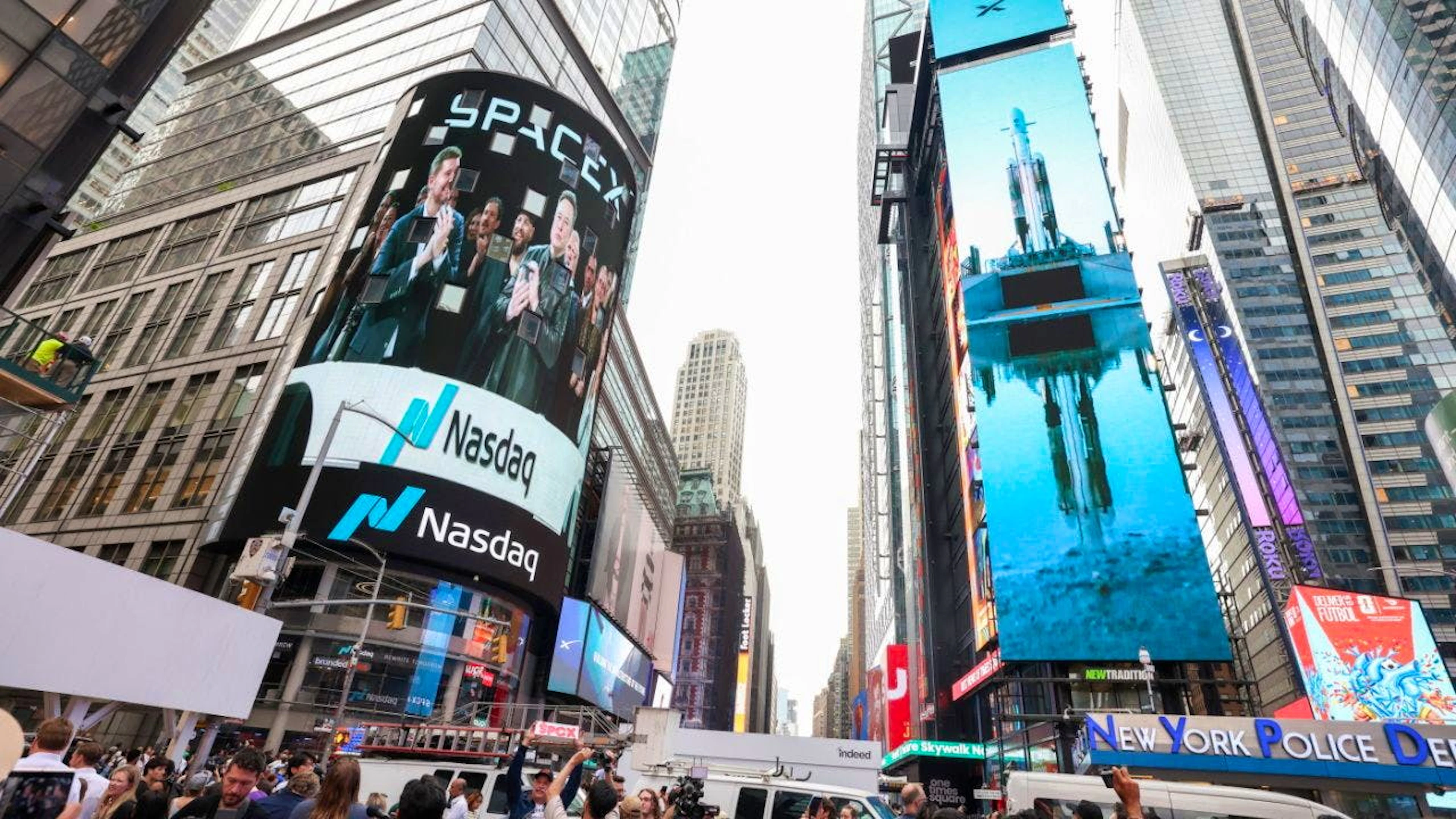 SpaceX bat tous les records à la bourse de New York.