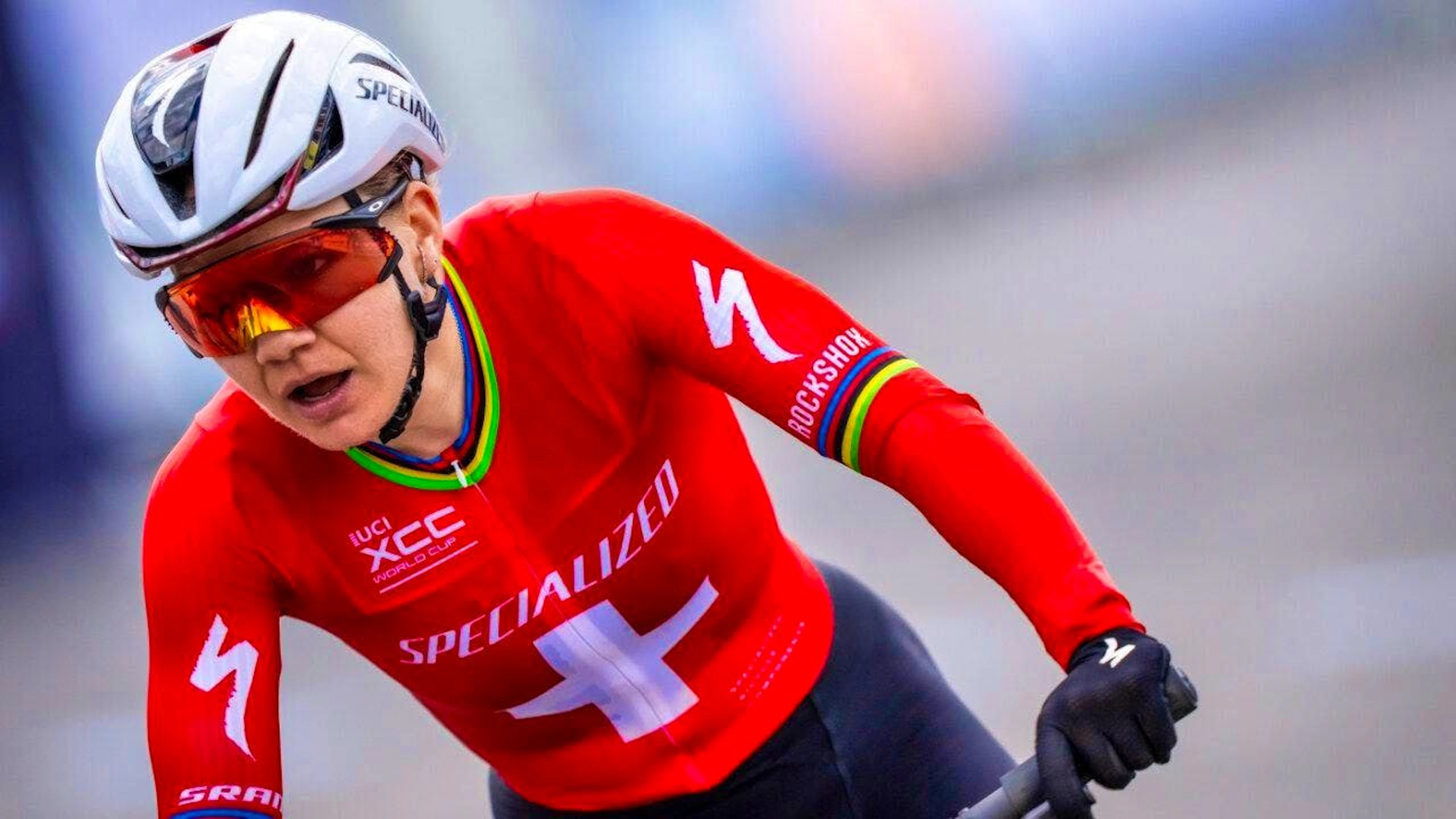 Unstoppable: Sina Frei further extends her lead in the overall and short track World Cup standings
