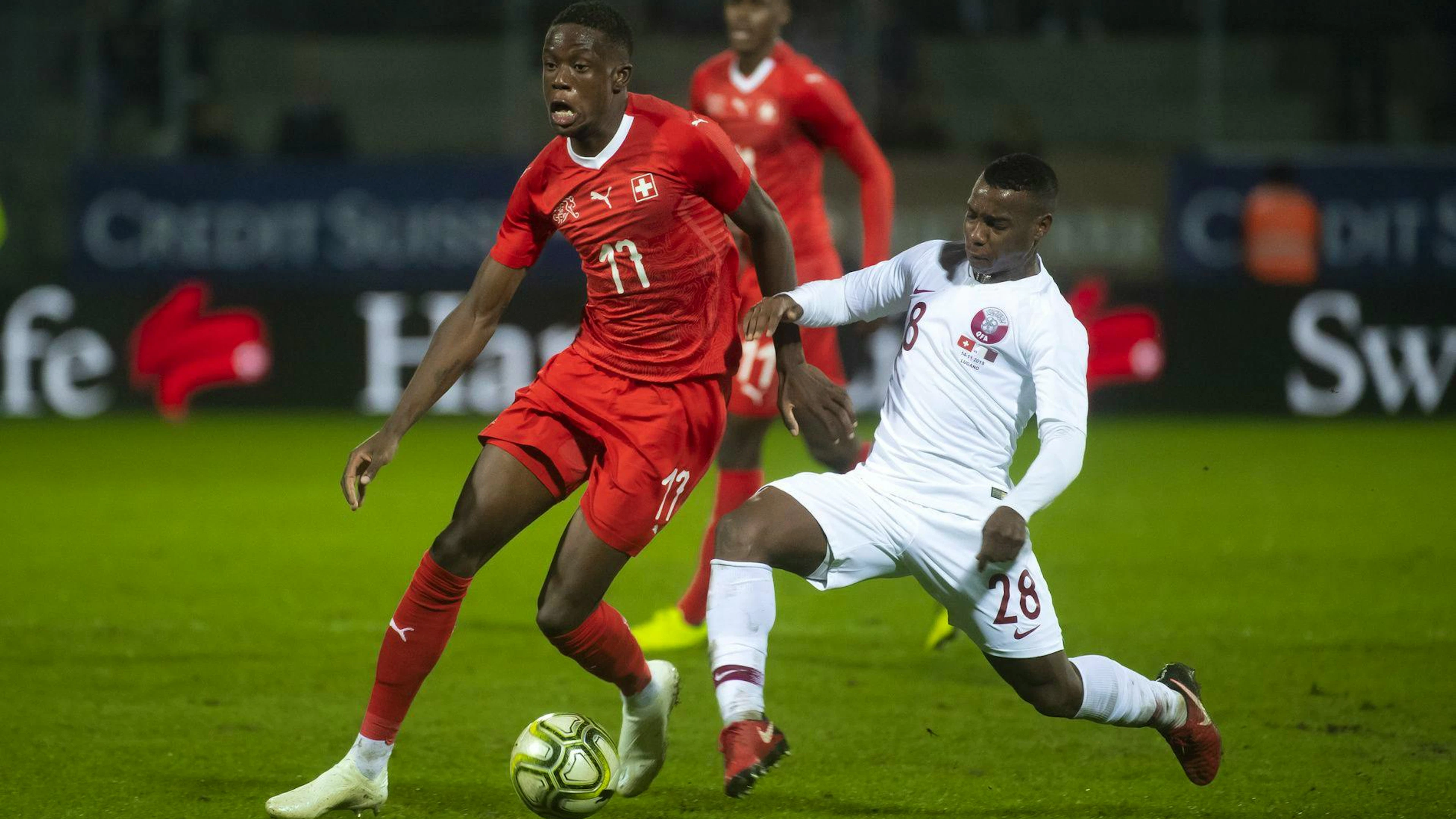 Denis Zakaria hat schon 2018 gegen Katar  gespielt.