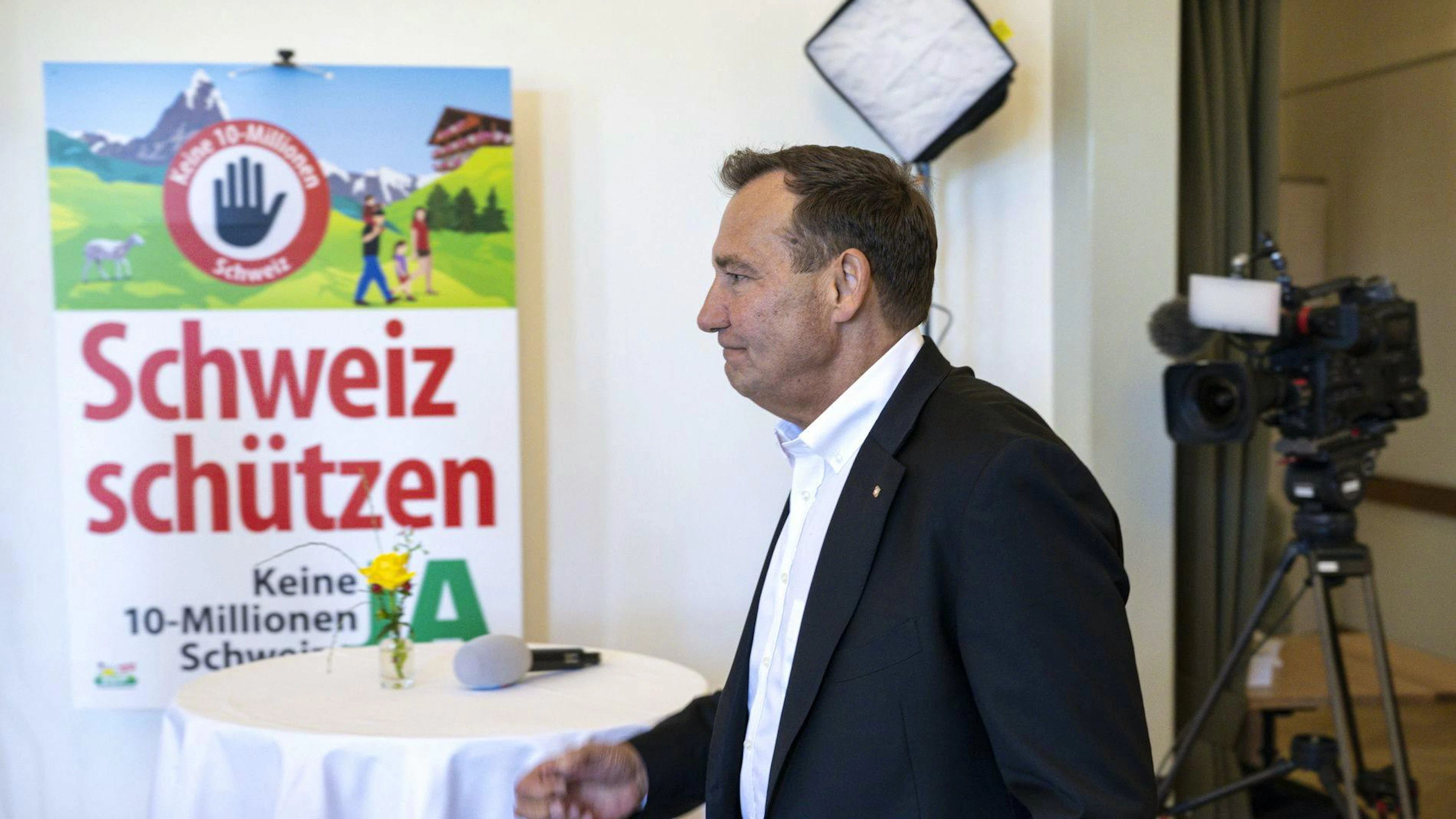 Für Nationalrat Thomas Matter und die SVP gab es am Sonntag keinen Erfolg.