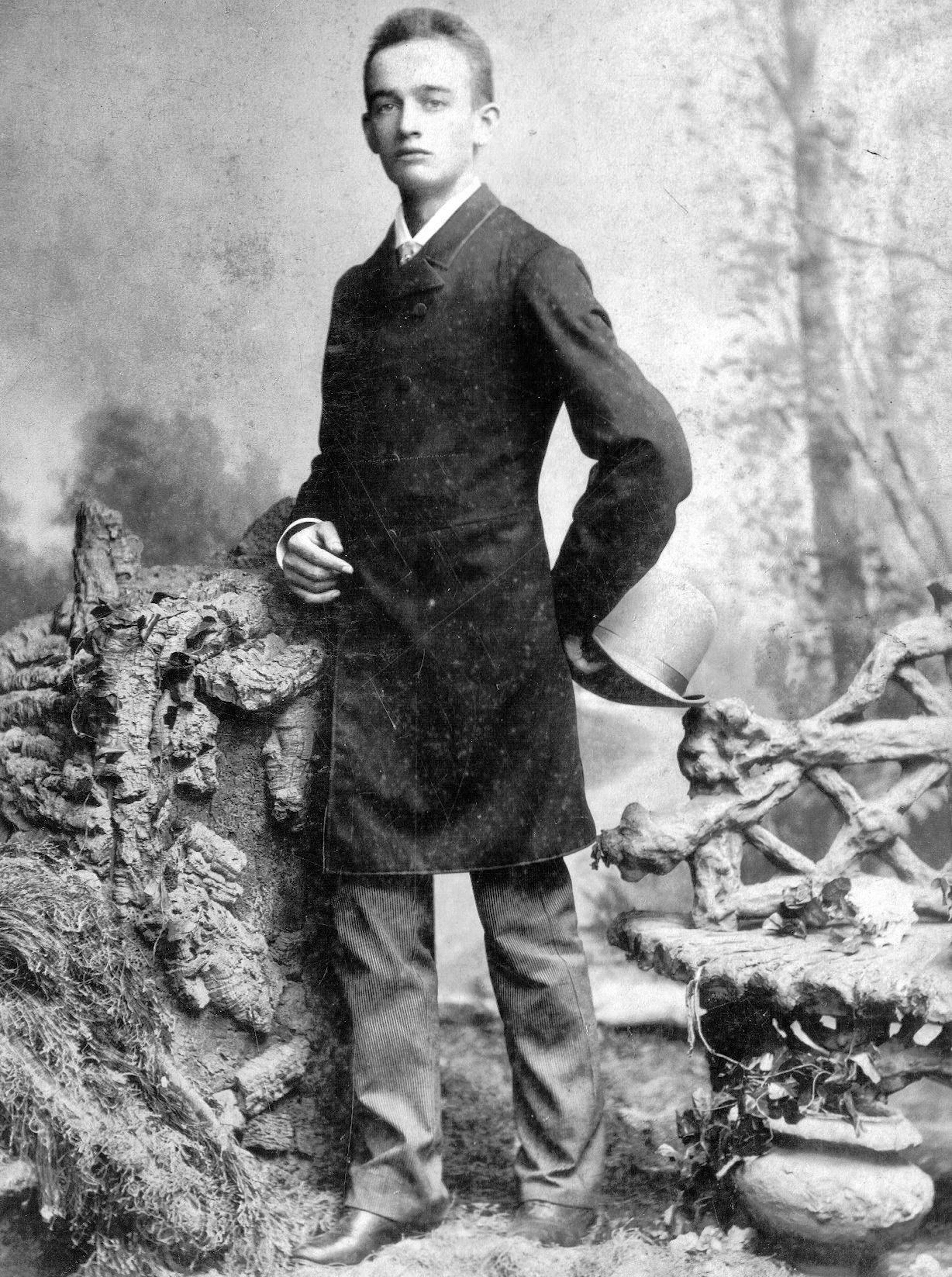 Frederick Trump en 1887, alors qu’il était déjà aux États-Unis.