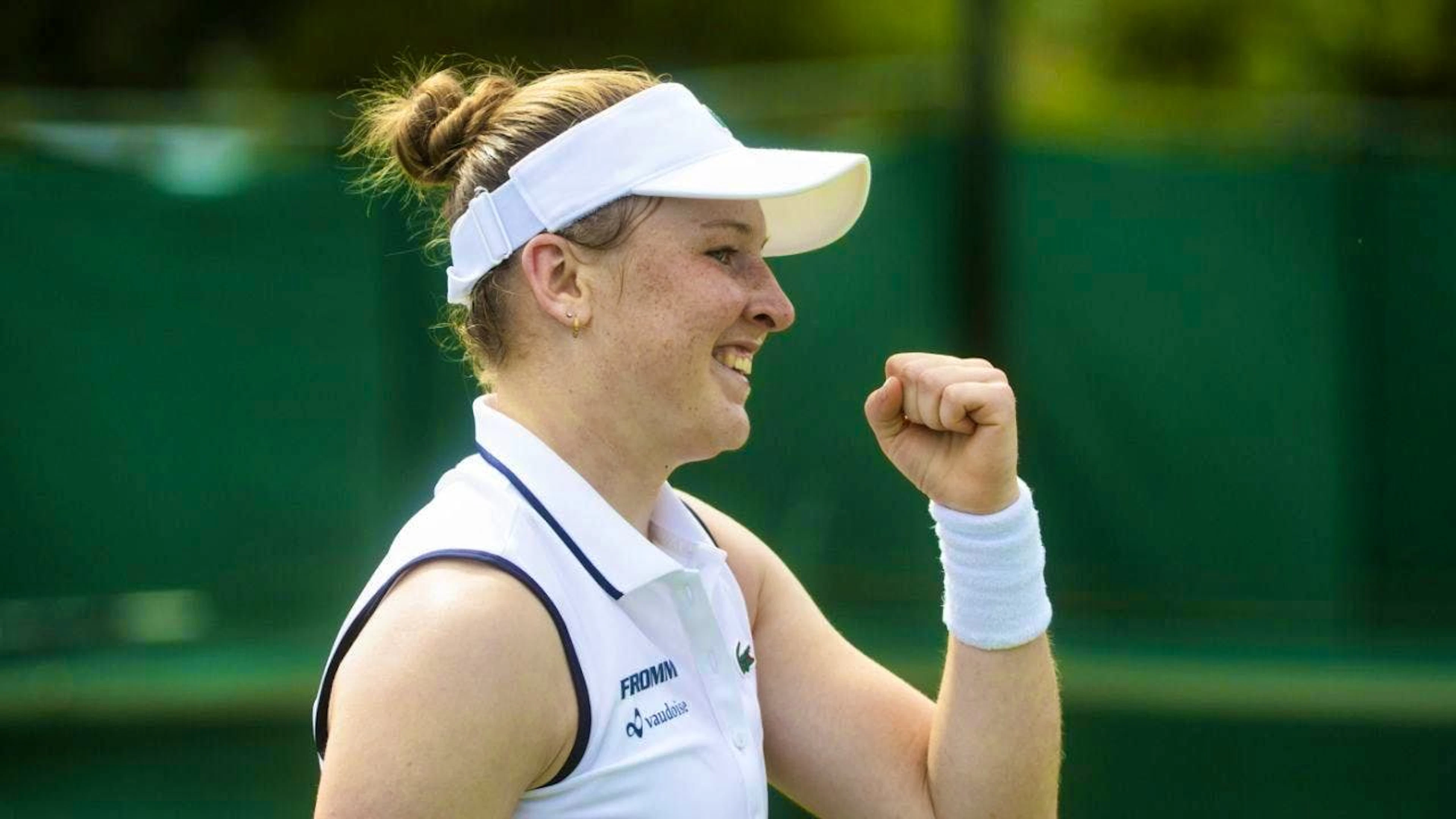 It wasn’t quite enough for her first tournament victory: Céline Naef