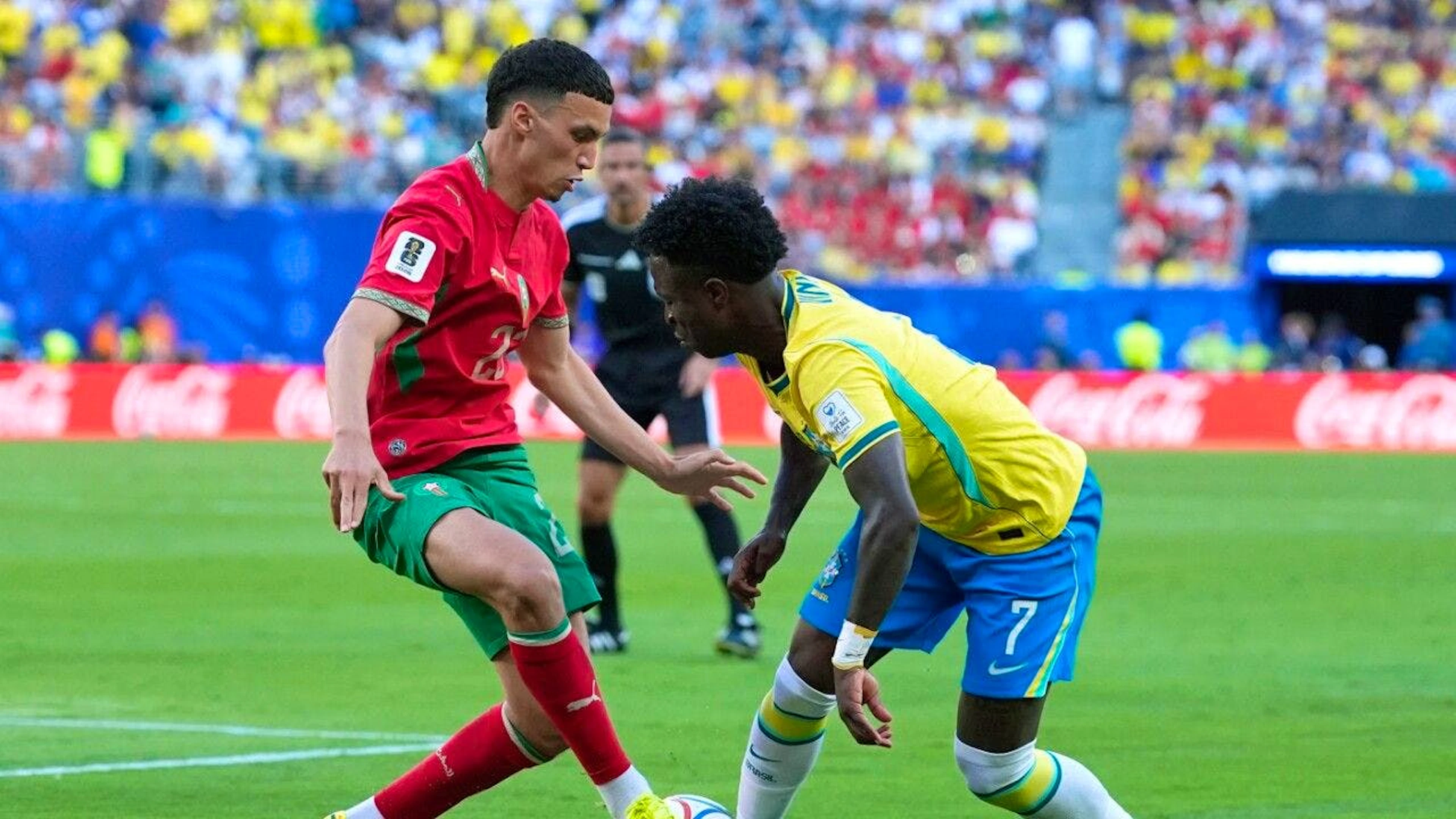 Vinicius Jr et le Brésil se sont heurtés à des Marocains séduisants, particulièrement en première période.