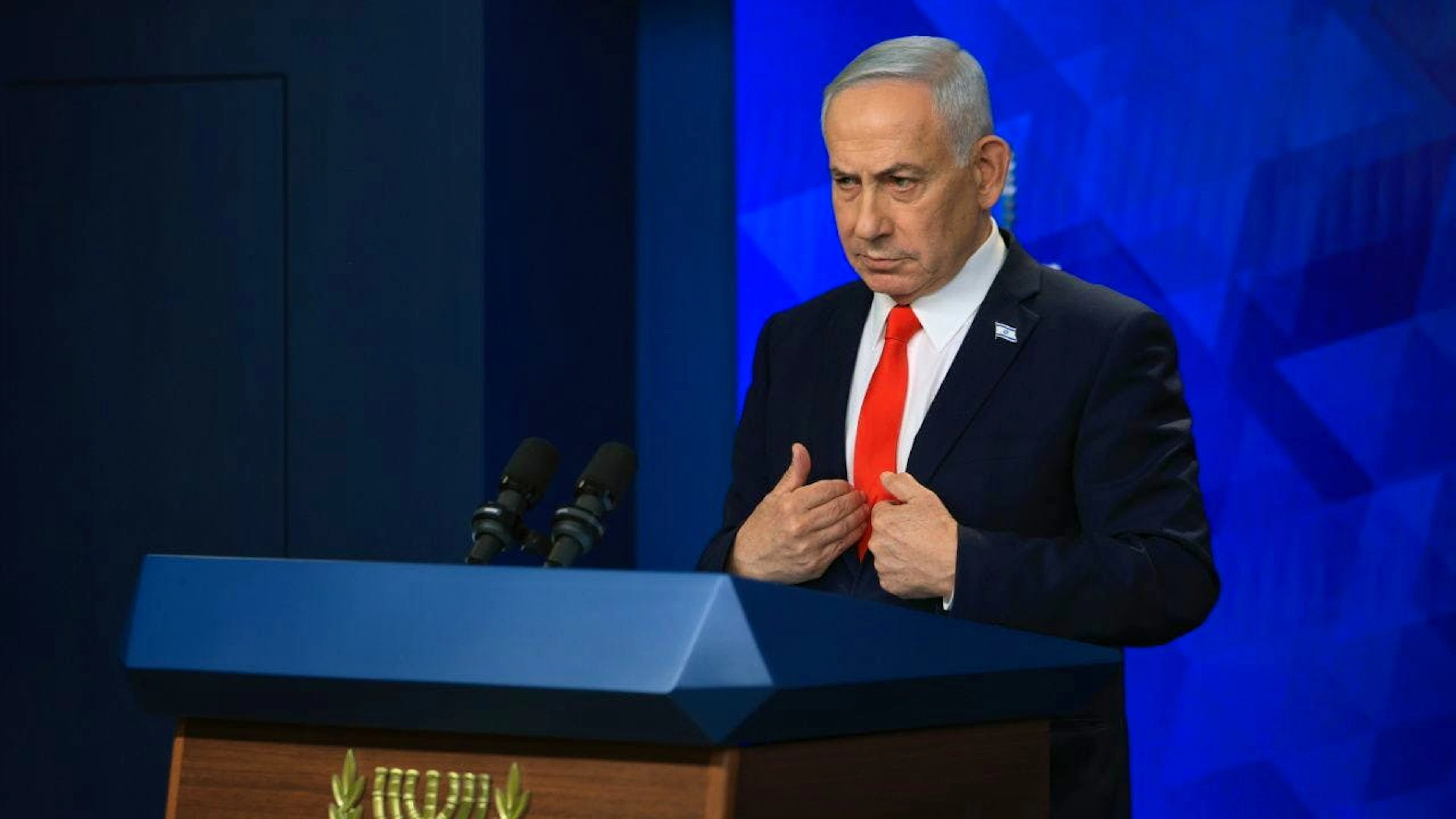 Il premier israeliano è tornato a parlare ai giornalisti.