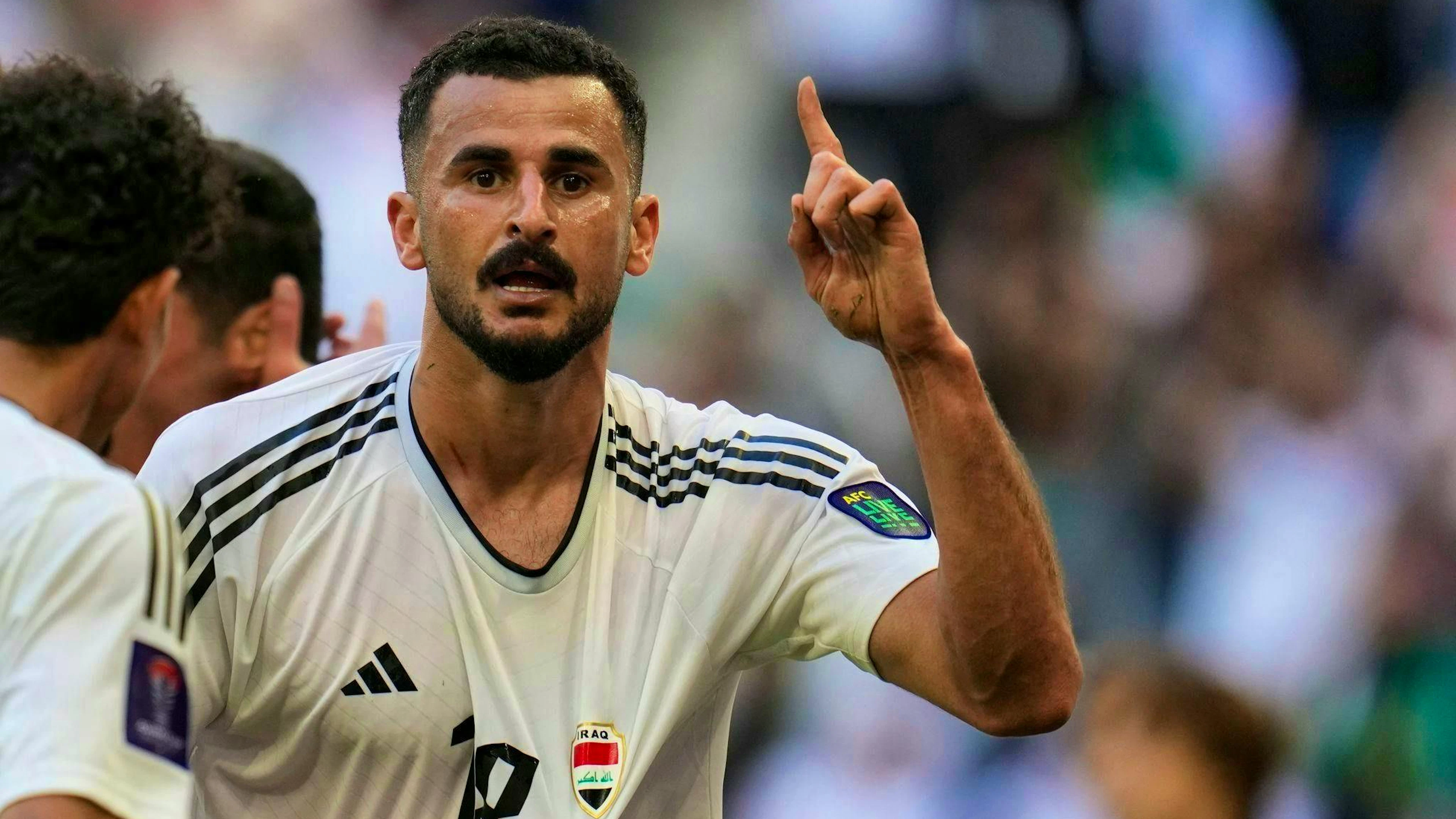 Iraqi professional soccer player Aymen Hussein has had to overcome many setbacks in his life. (File photo)