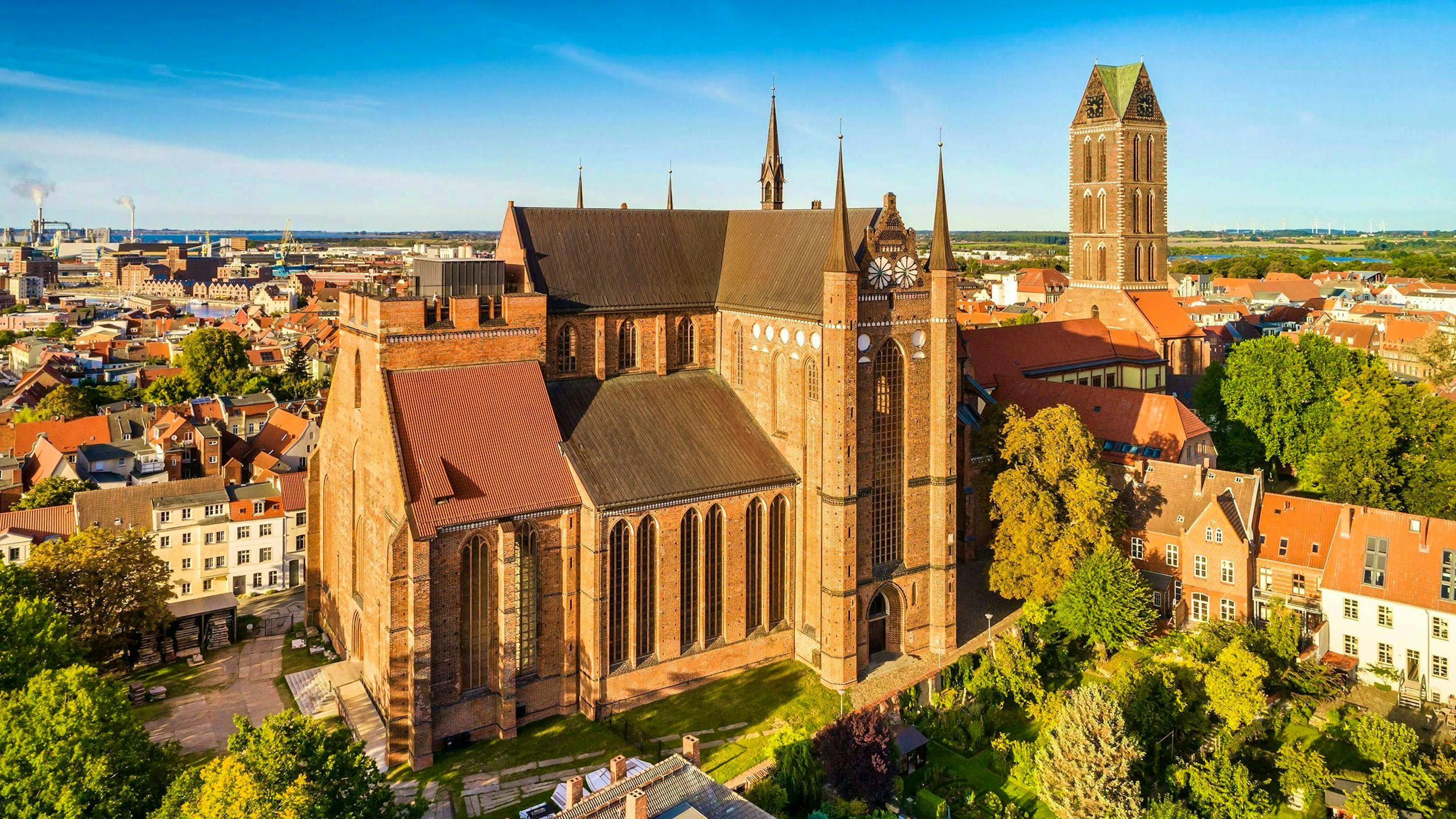 La brique gothique de Wismar est mondialement connue