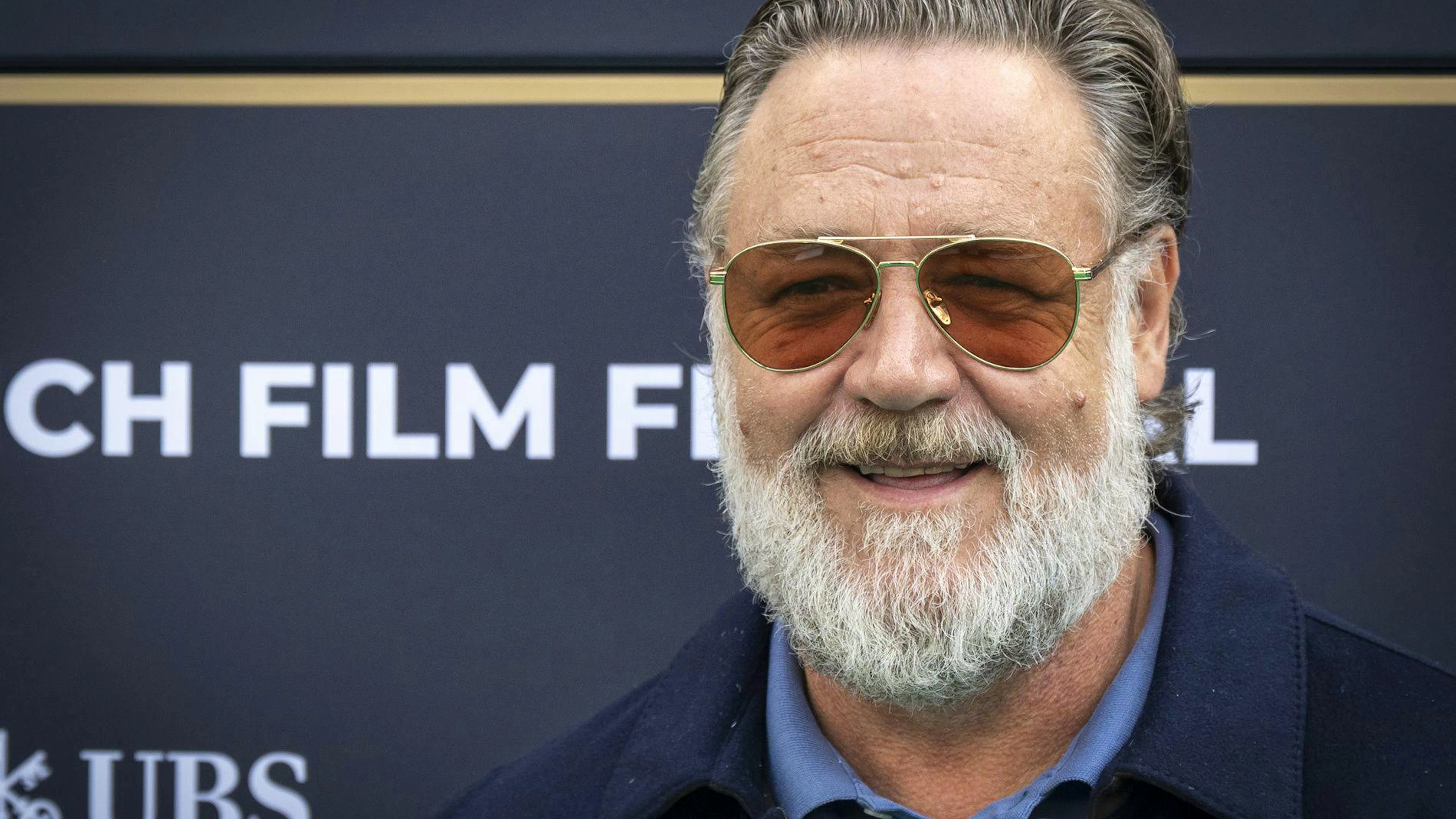 L'attore neozelandese Russell Crowe (foto d'archivio).