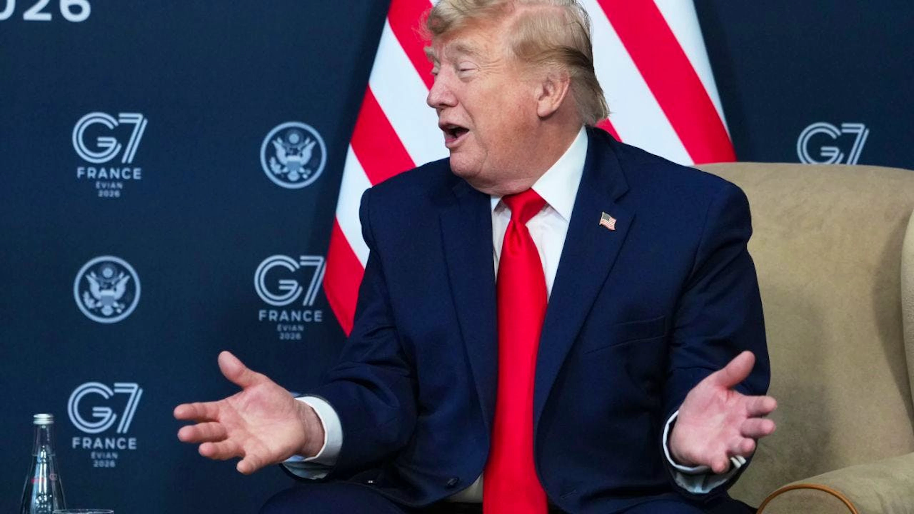 «Ecco cosa dice (il protocollo d'intesa tra Washington e Teheran): l'Iran non avrà mai un'arma nucleare», ha affermato Donald Trump.
