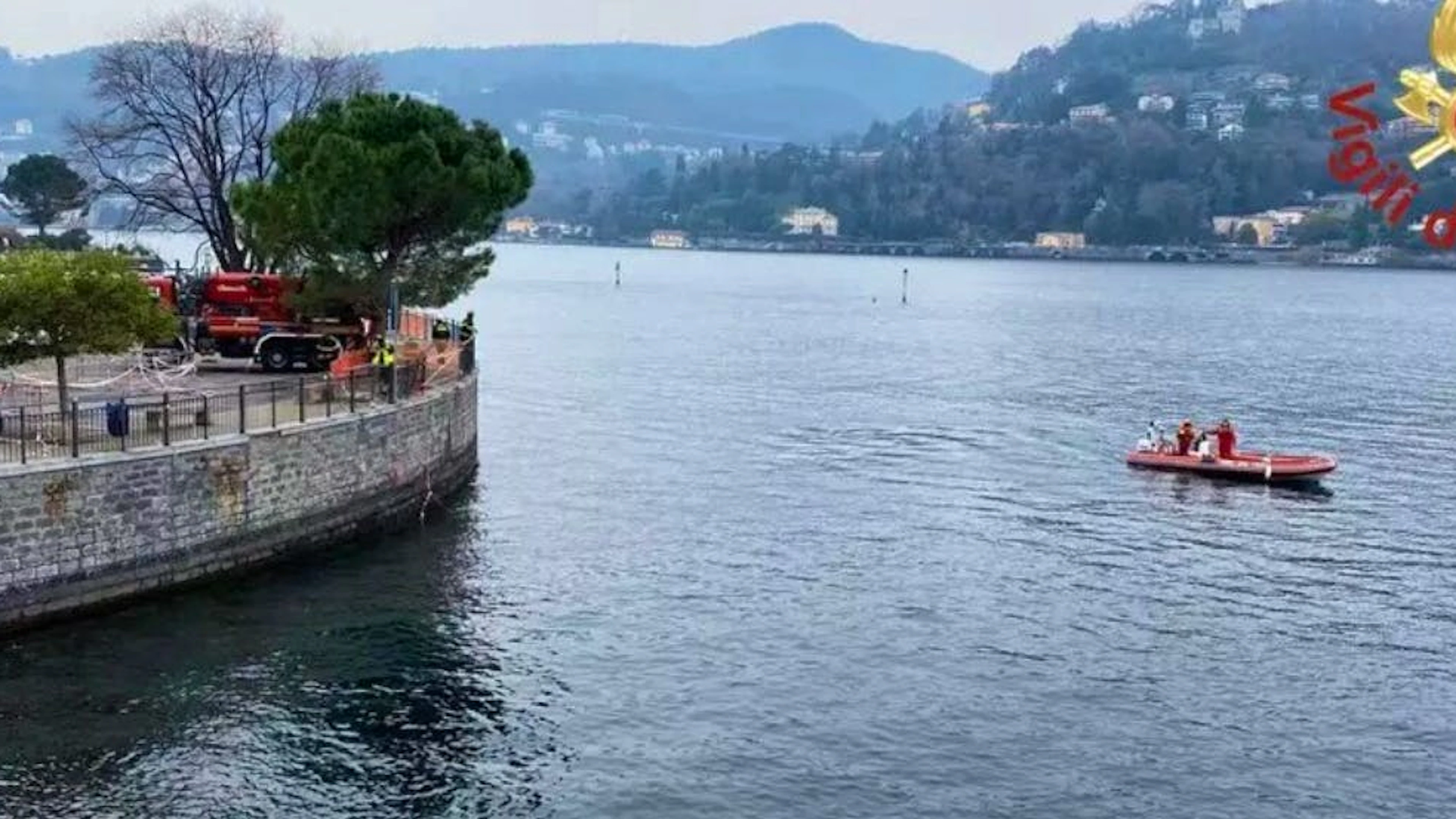 Il luogo dell'incidente.