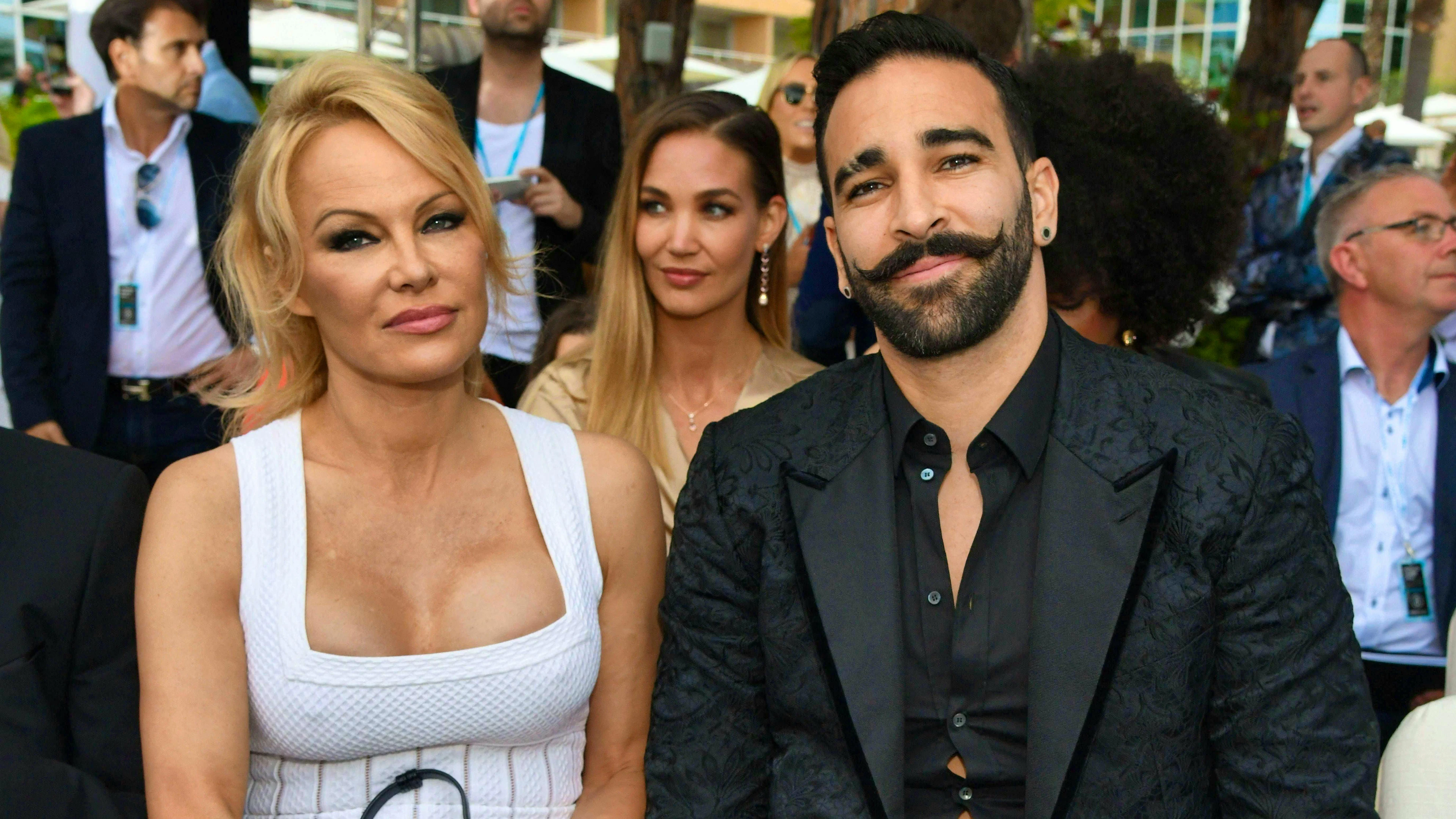 Still a couple in 2019: Pamela Anderson and Adil Rami.