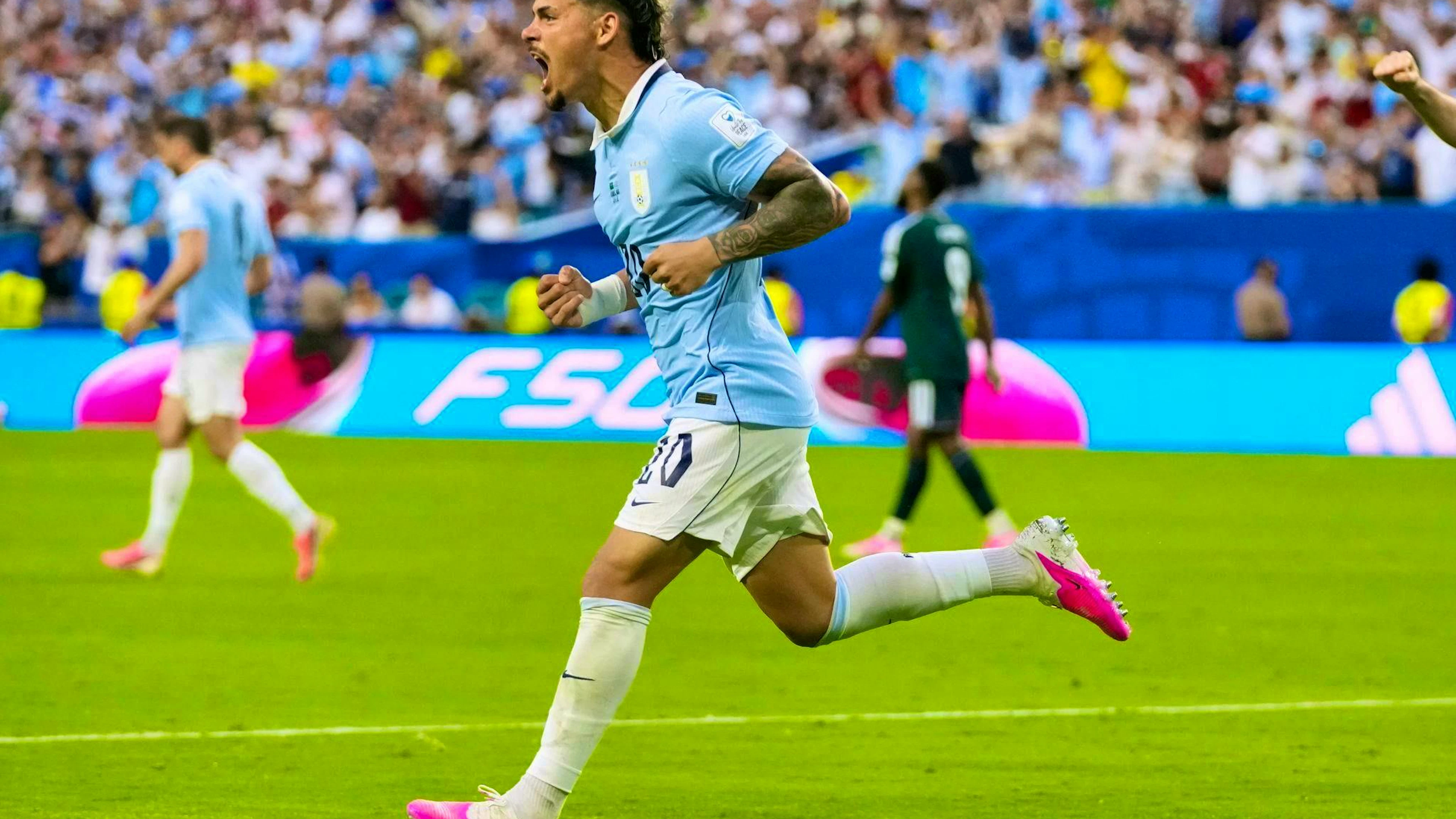 Maxi Araujo saved Uruguay a point against Saudi Arabia.