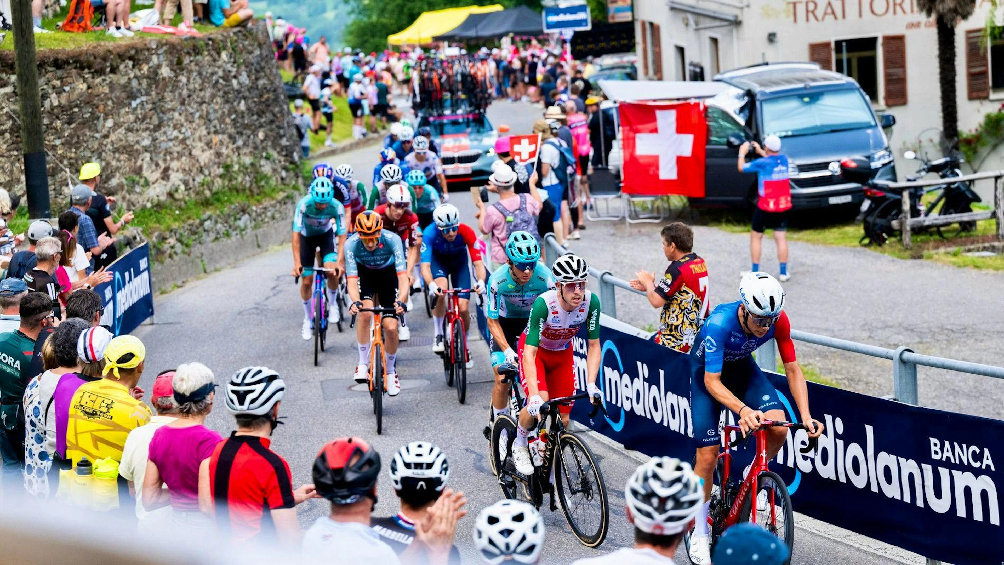 Le Tour de Suisse débutera en Italie cette année.