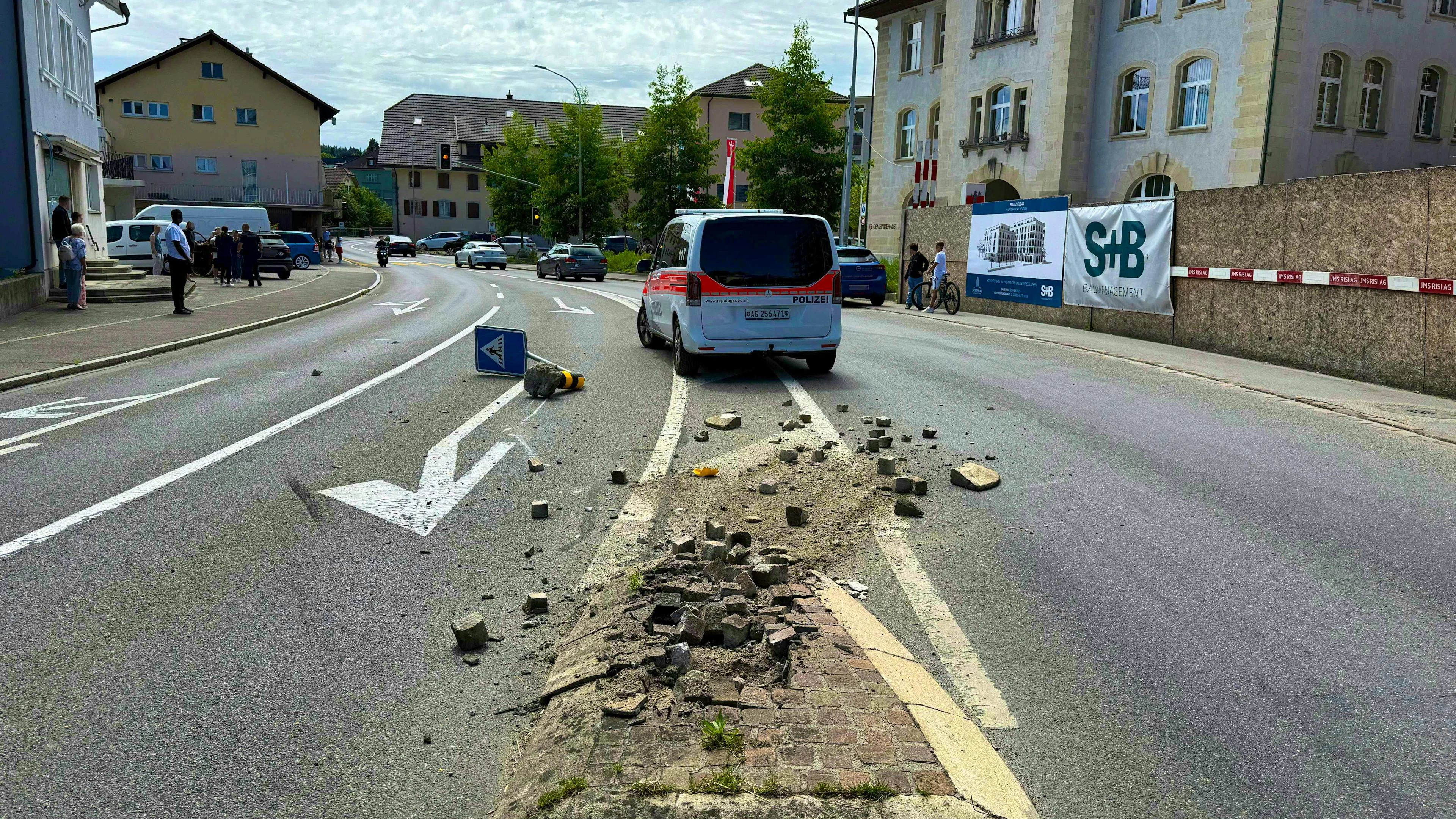 The driver was stopped after several accidents.